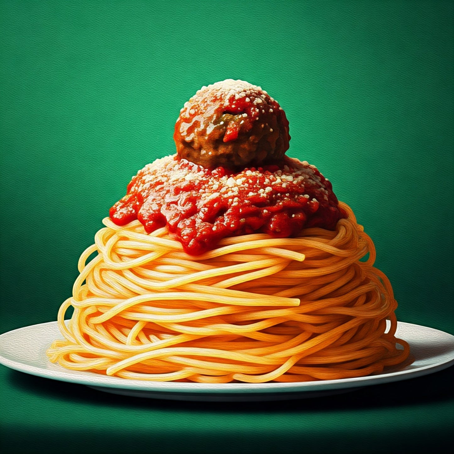 Spaghetti and meatballs collection of 95