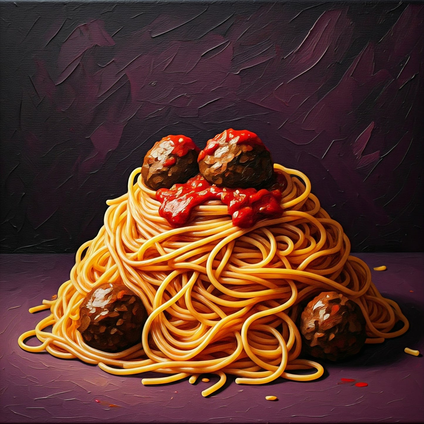 Spaghetti and meatballs collection of 95