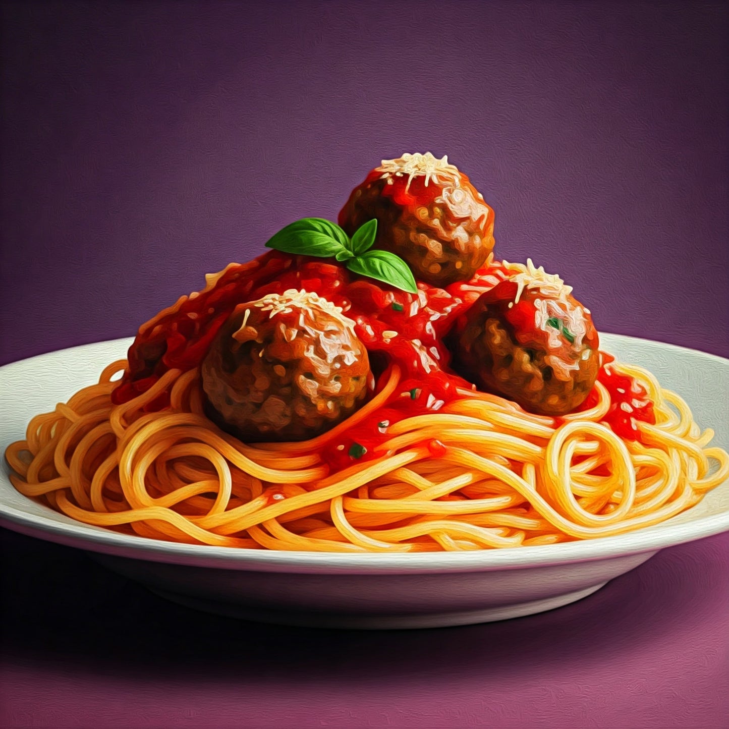 Spaghetti and meatballs collection of 95