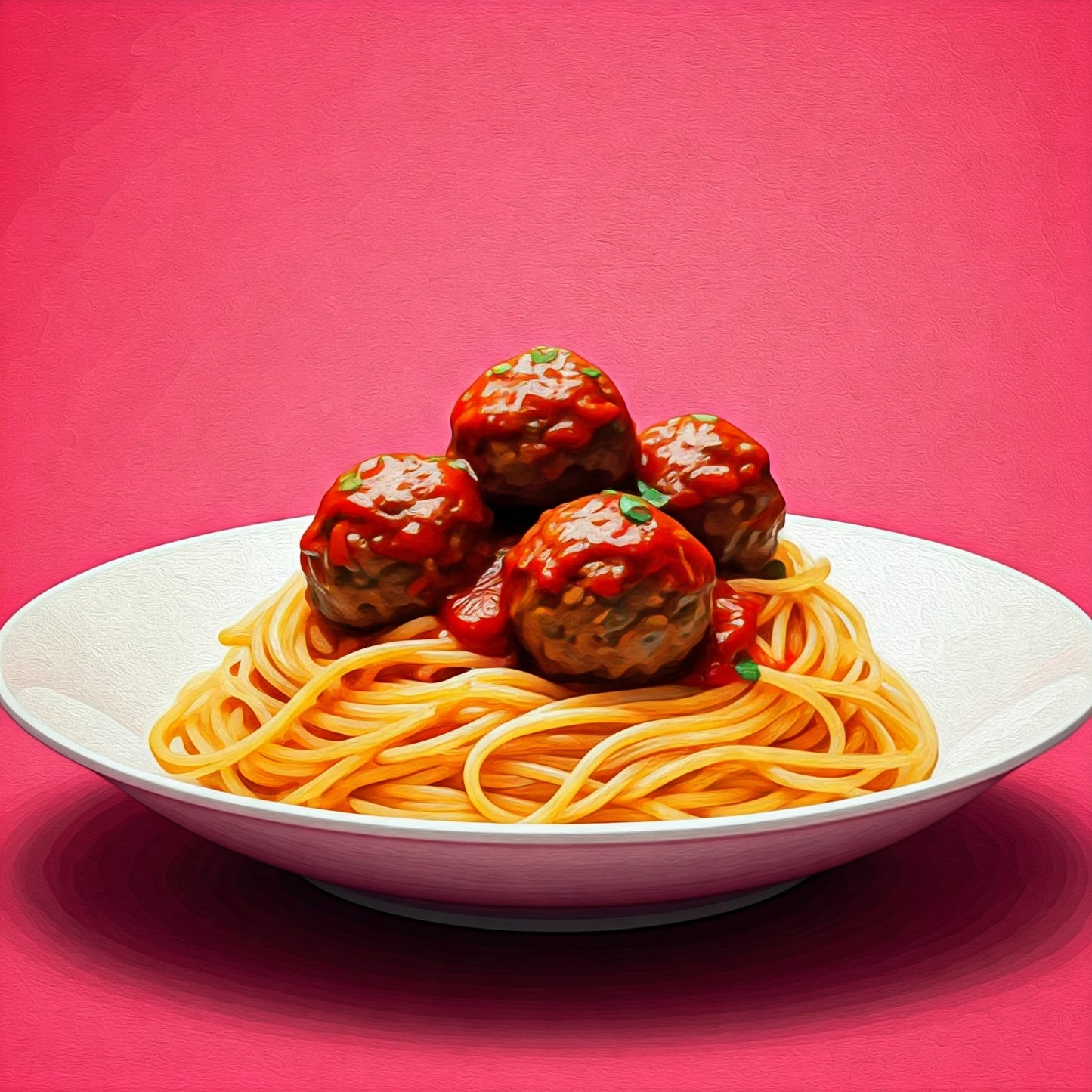 Spaghetti and meatballs collection of 95