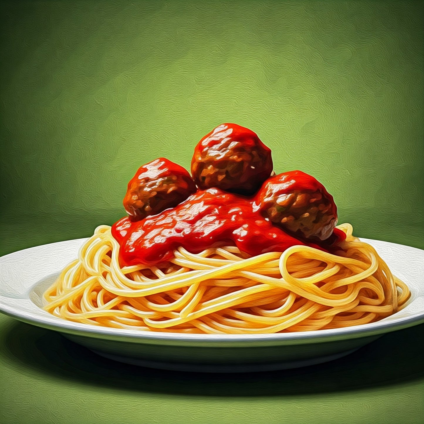 Spaghetti and meatballs collection of 95