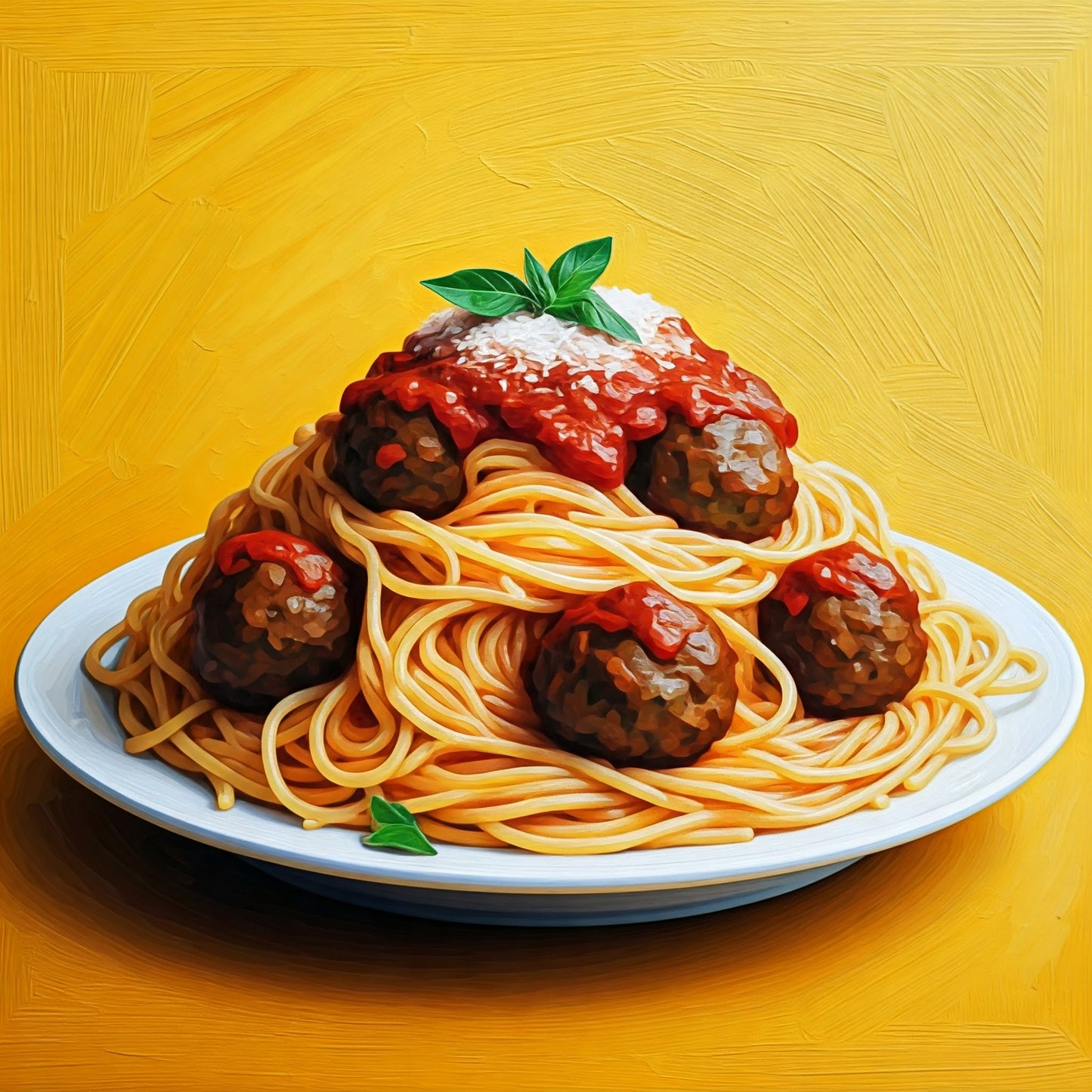 Spaghetti and meatballs collection of 95