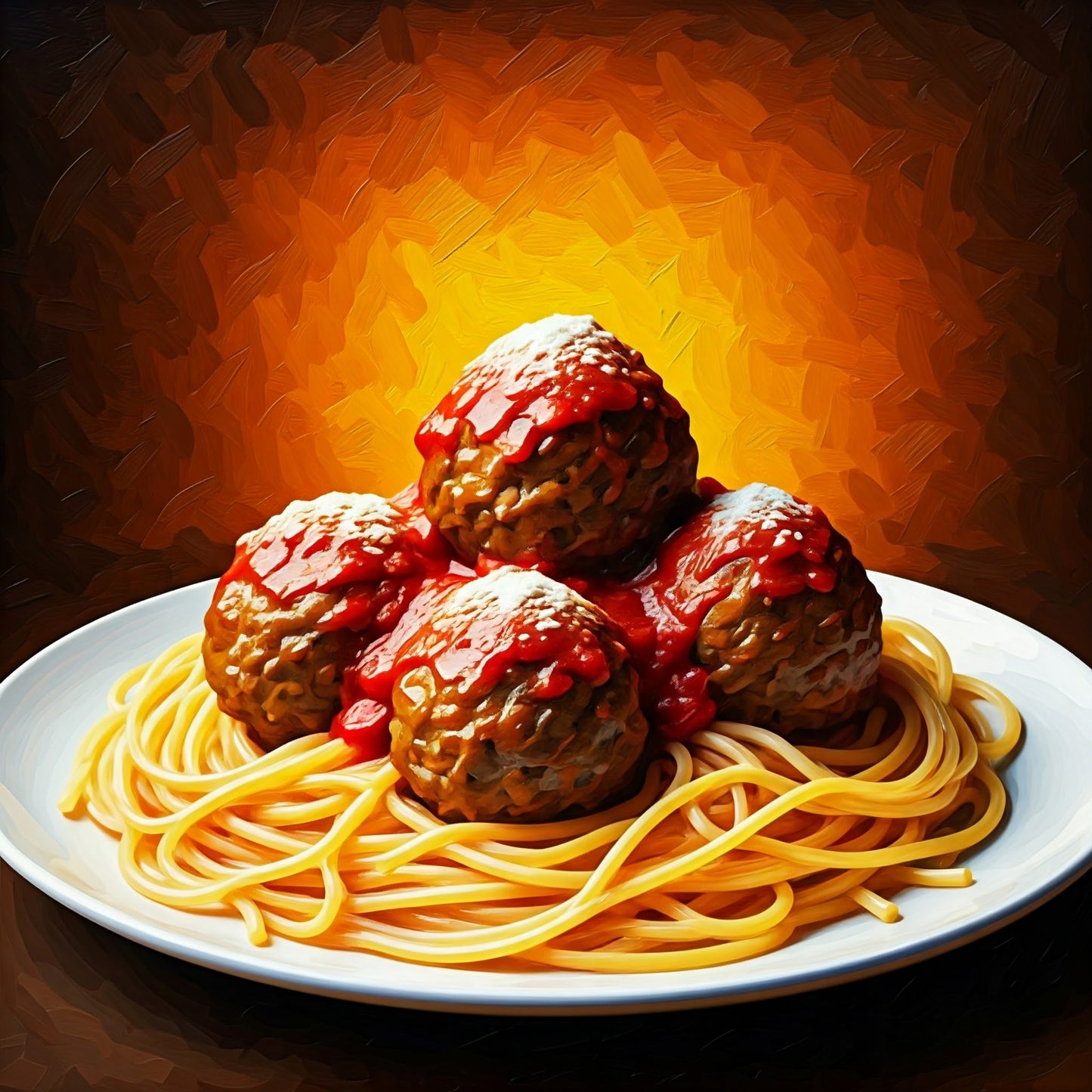 Spaghetti and meatballs collection of 95