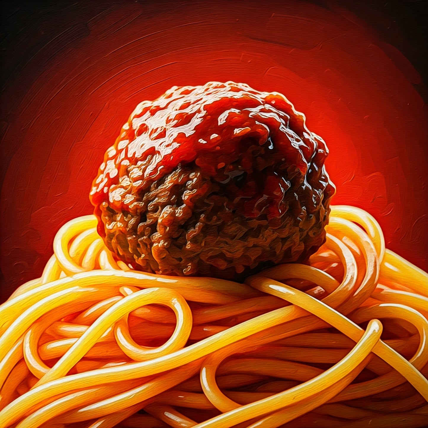 Spaghetti and meatballs collection of 95