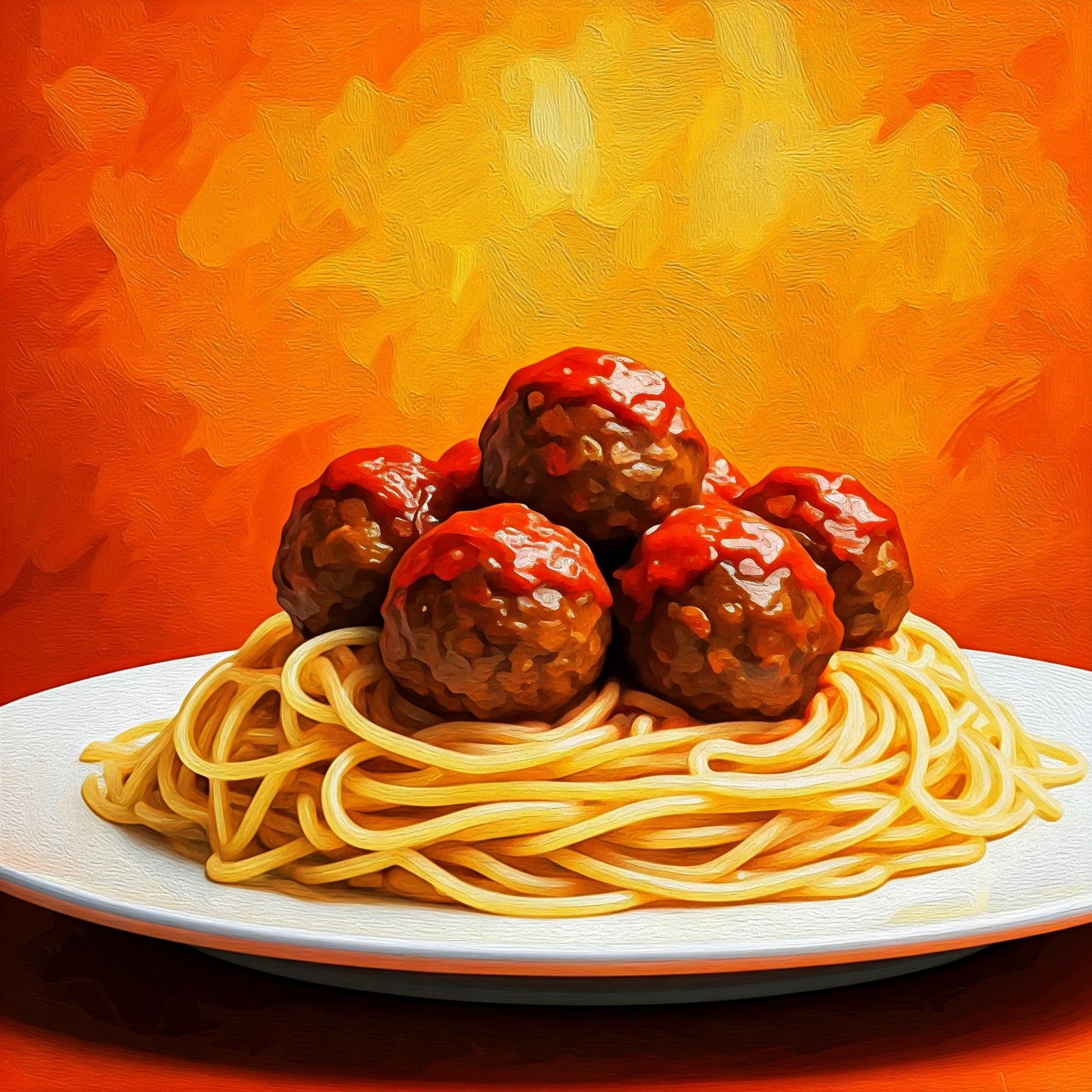 Spaghetti and meatballs collection of 95