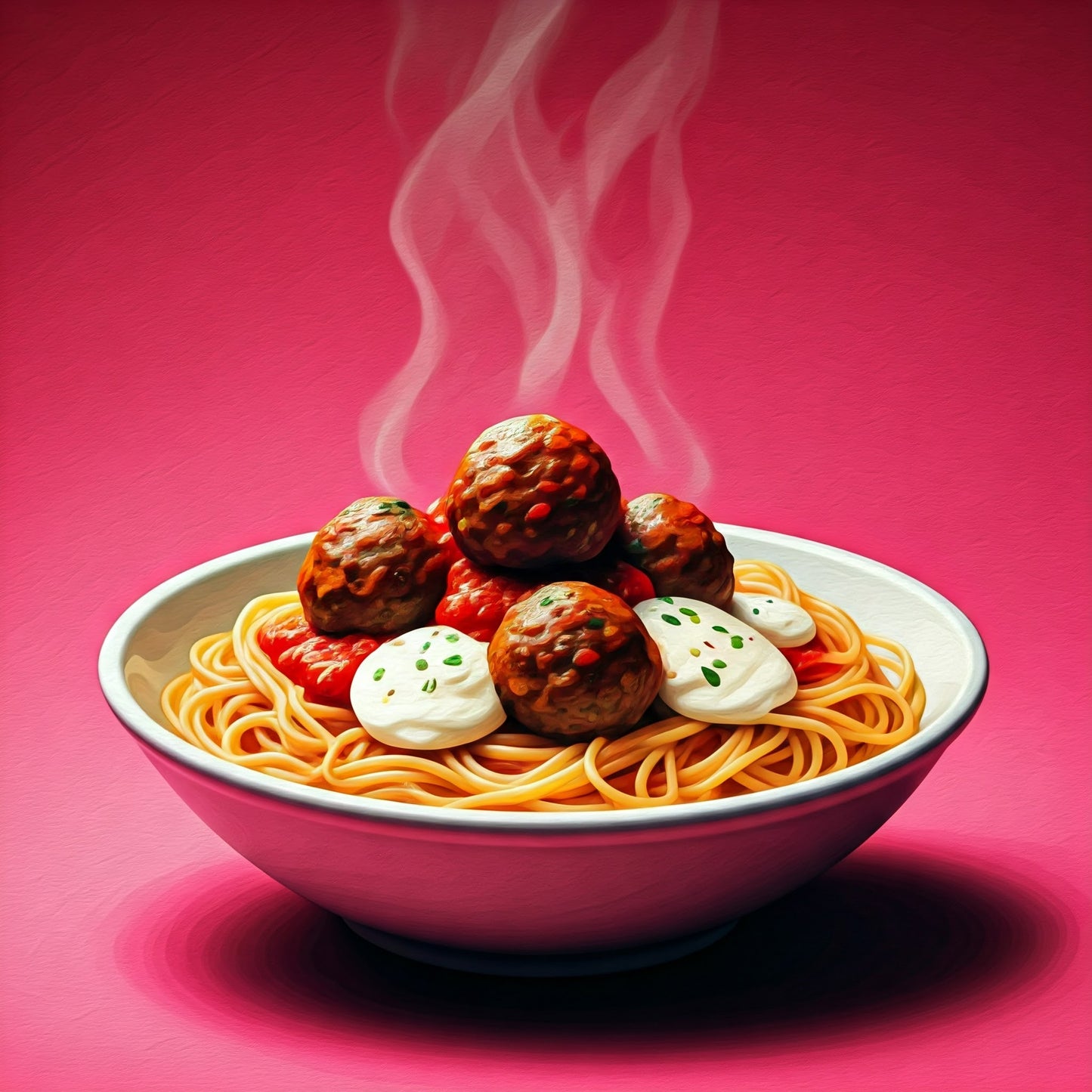 Spaghetti and meatballs collection of 95