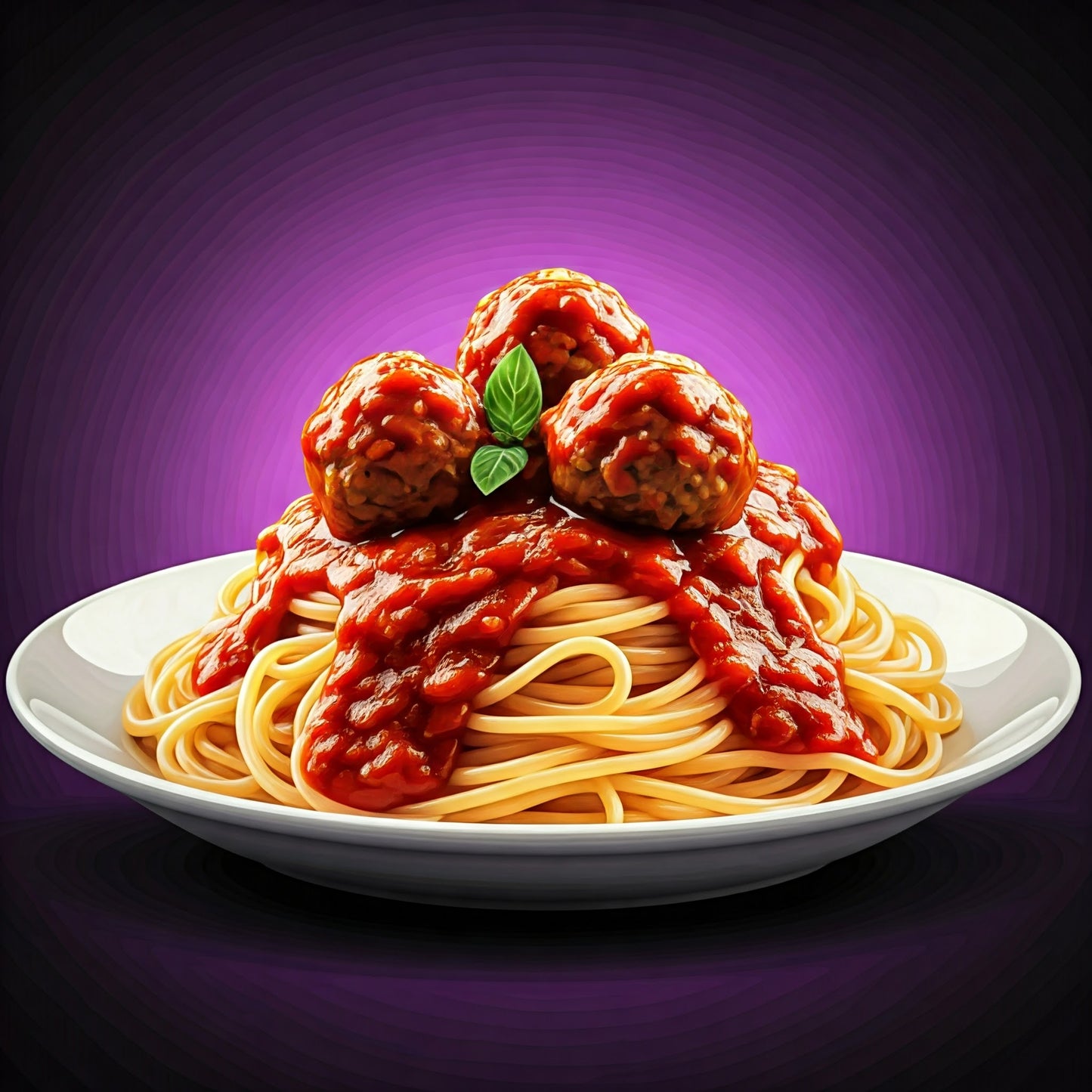 Spaghetti and meatballs collection of 95