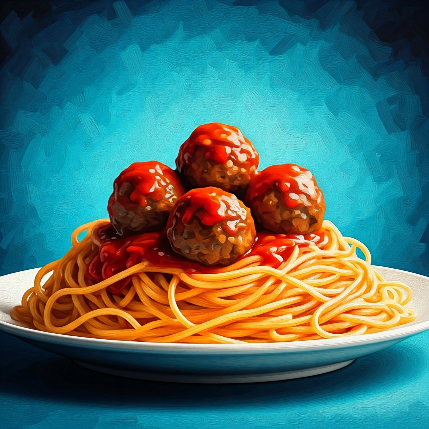 Spaghetti and meatballs collection of 95