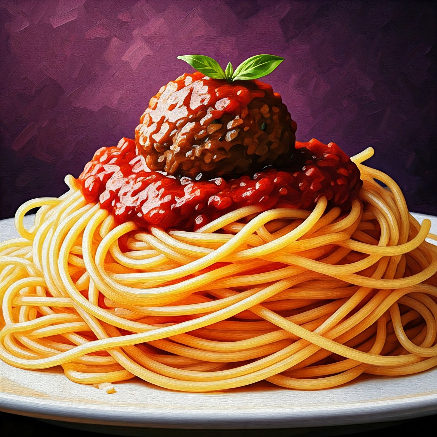 Spaghetti and meatballs collection of 95