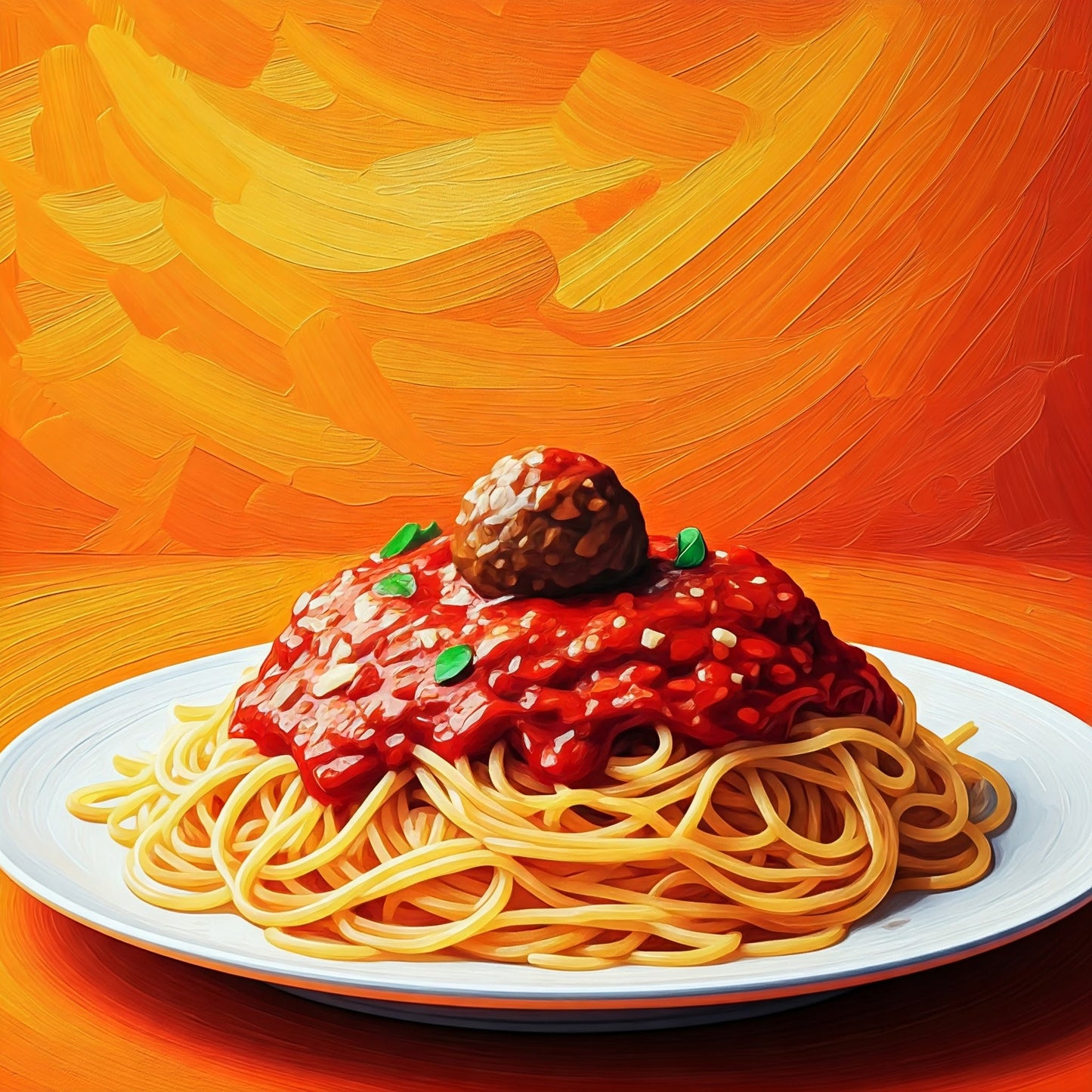 Spaghetti and meatballs collection of 95