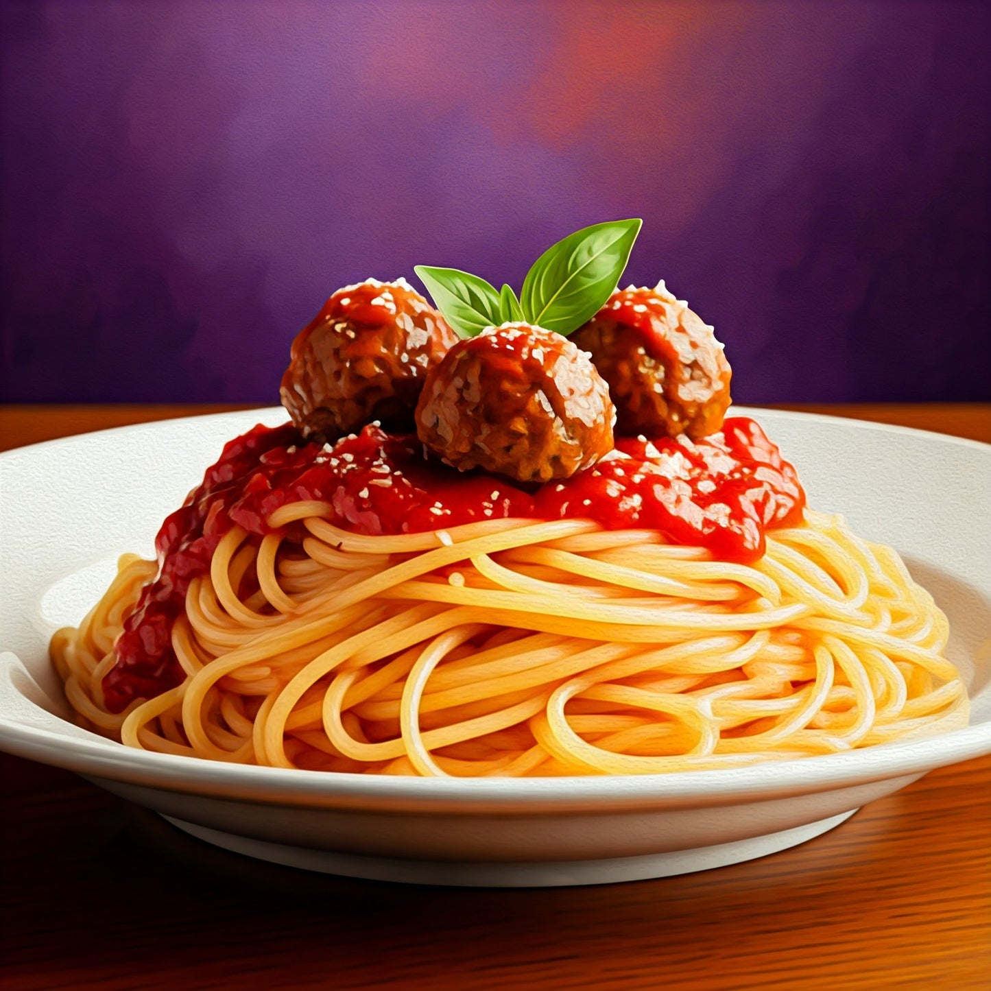 Spaghetti and meatballs collection of 95