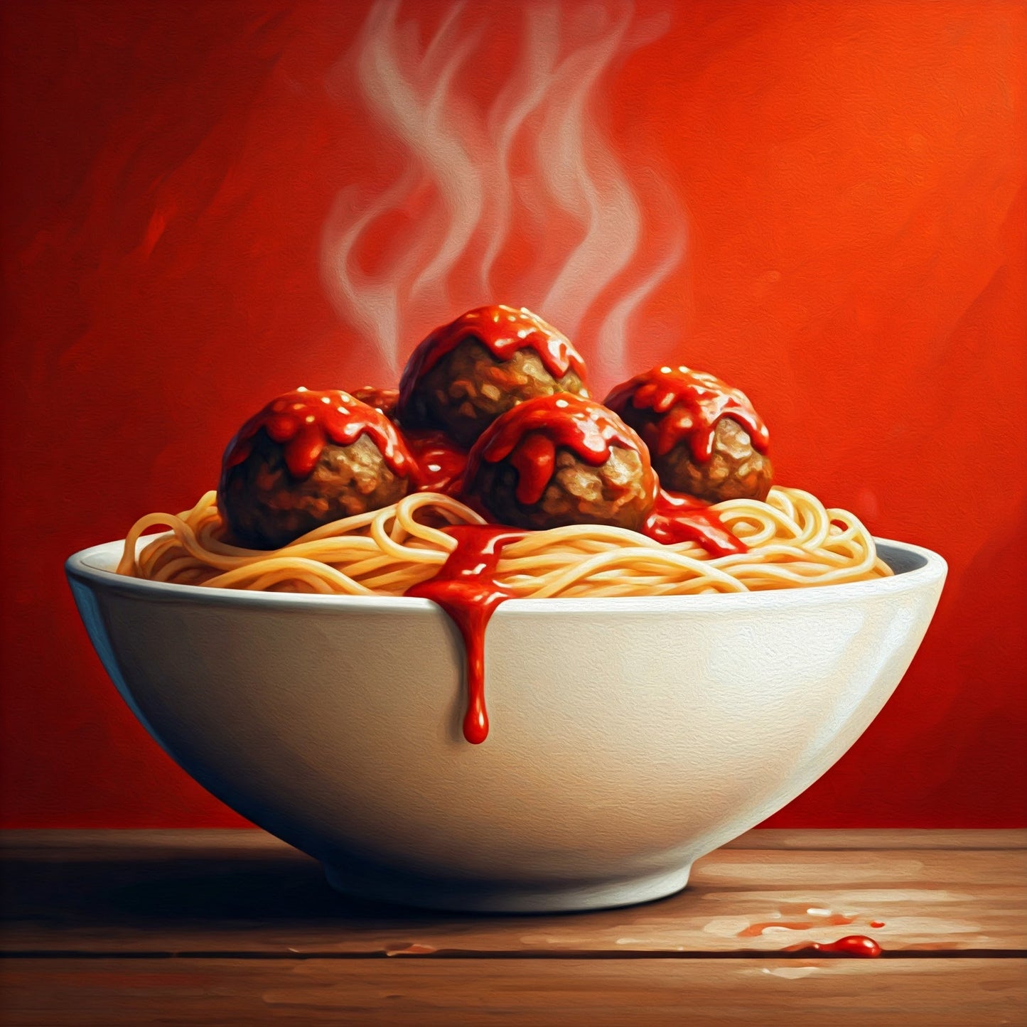 Spaghetti and meatballs collection of 95