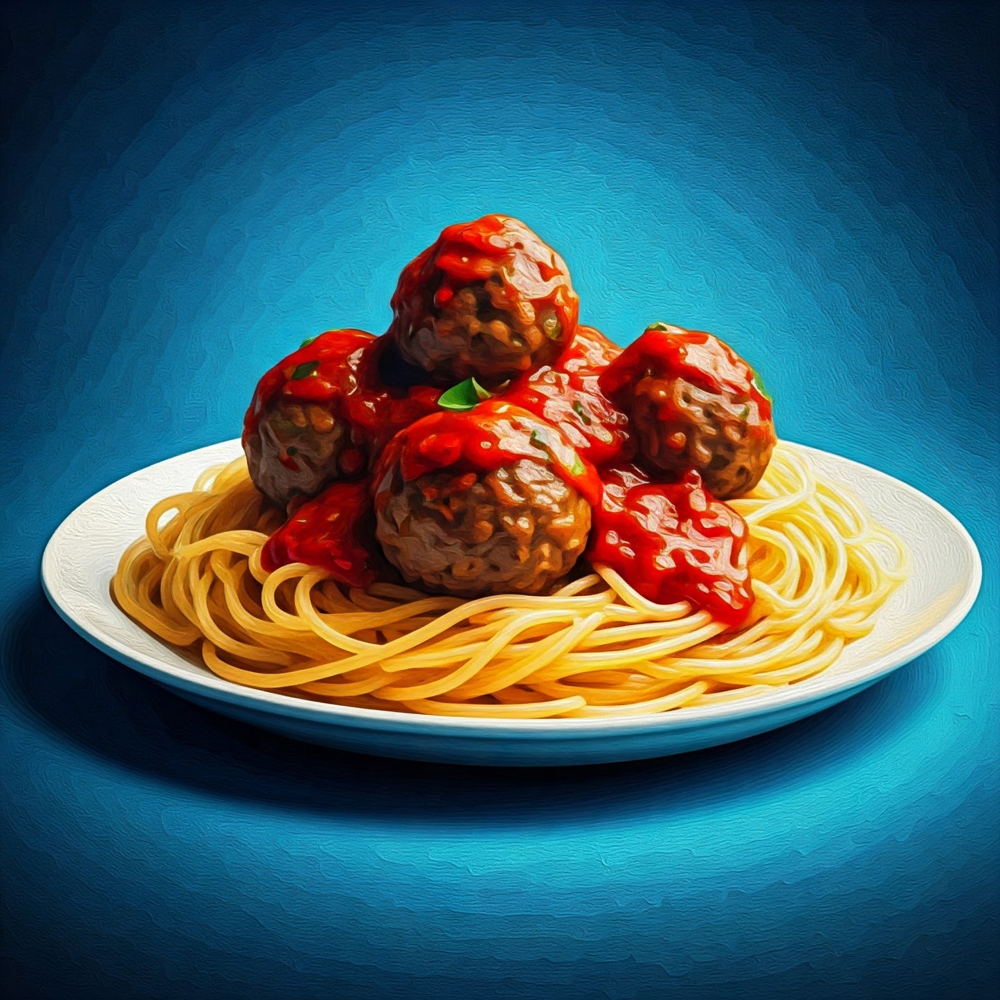 Spaghetti and meatballs collection of 95