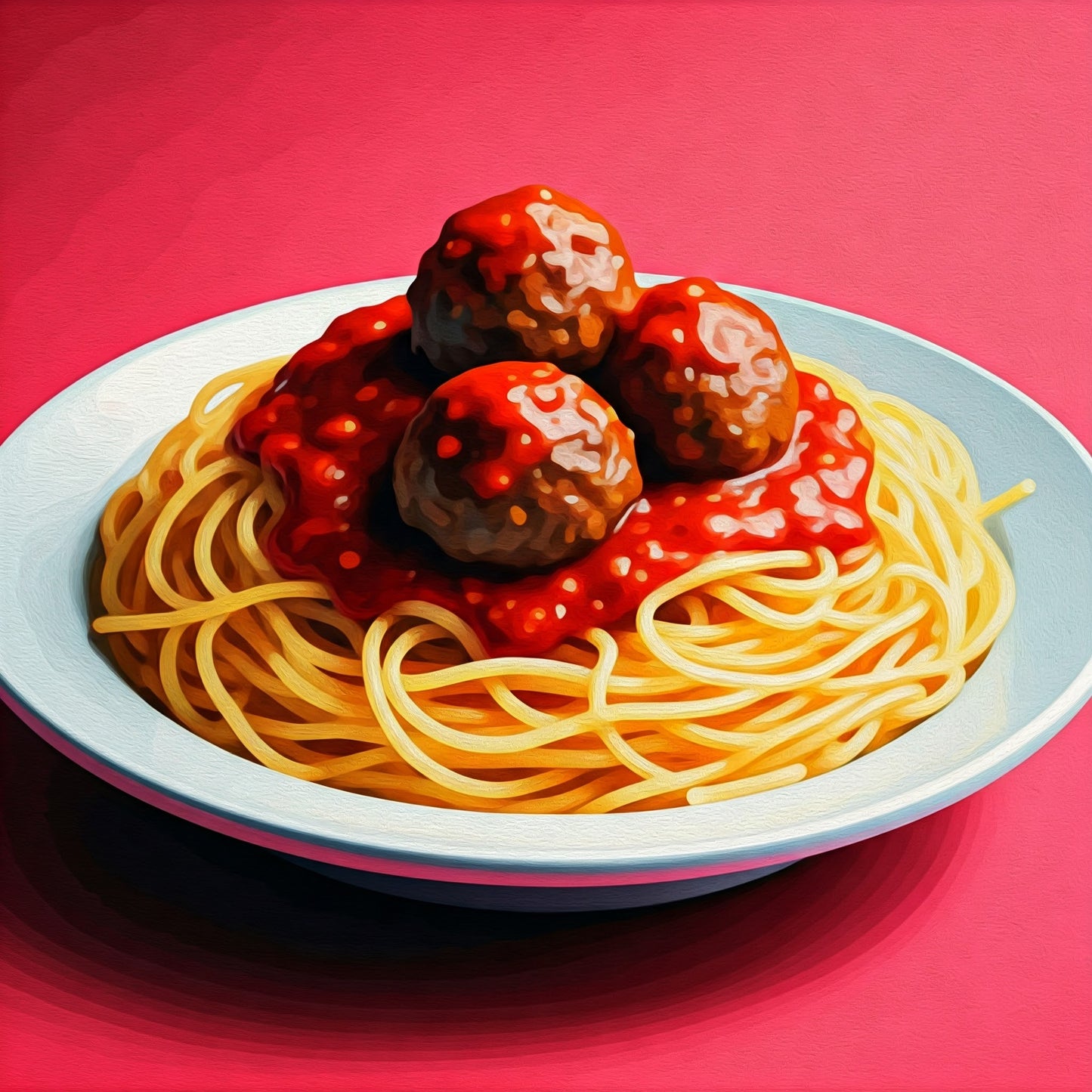 Spaghetti and meatballs collection of 95