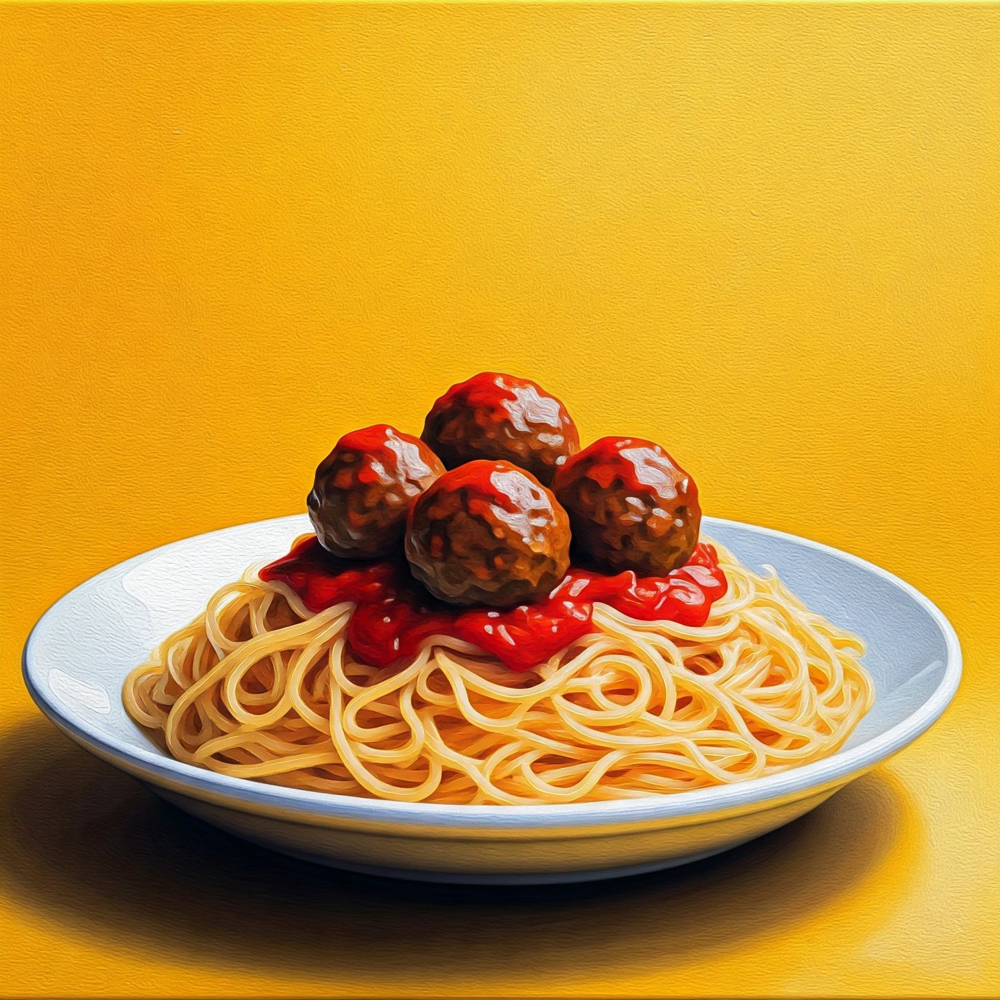 Spaghetti and meatballs collection of 95