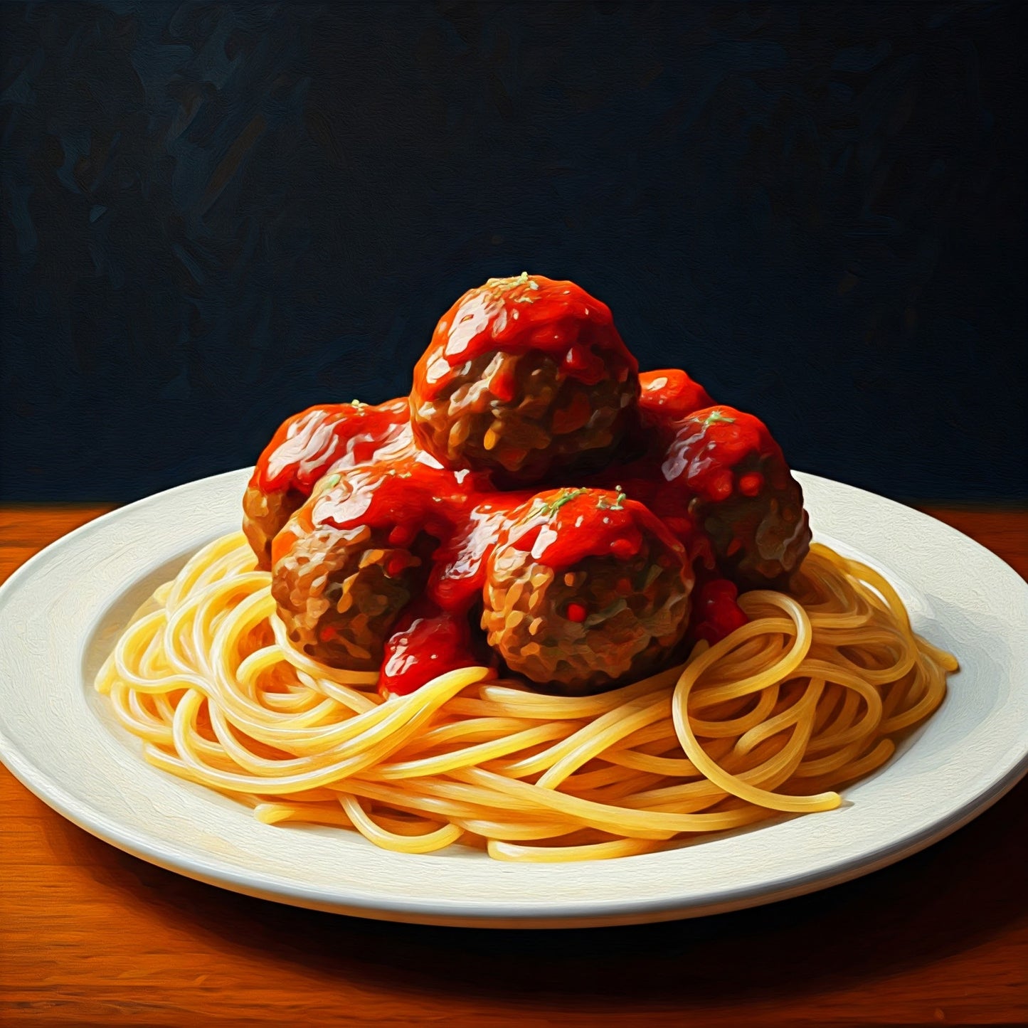 Spaghetti and meatballs collection of 95