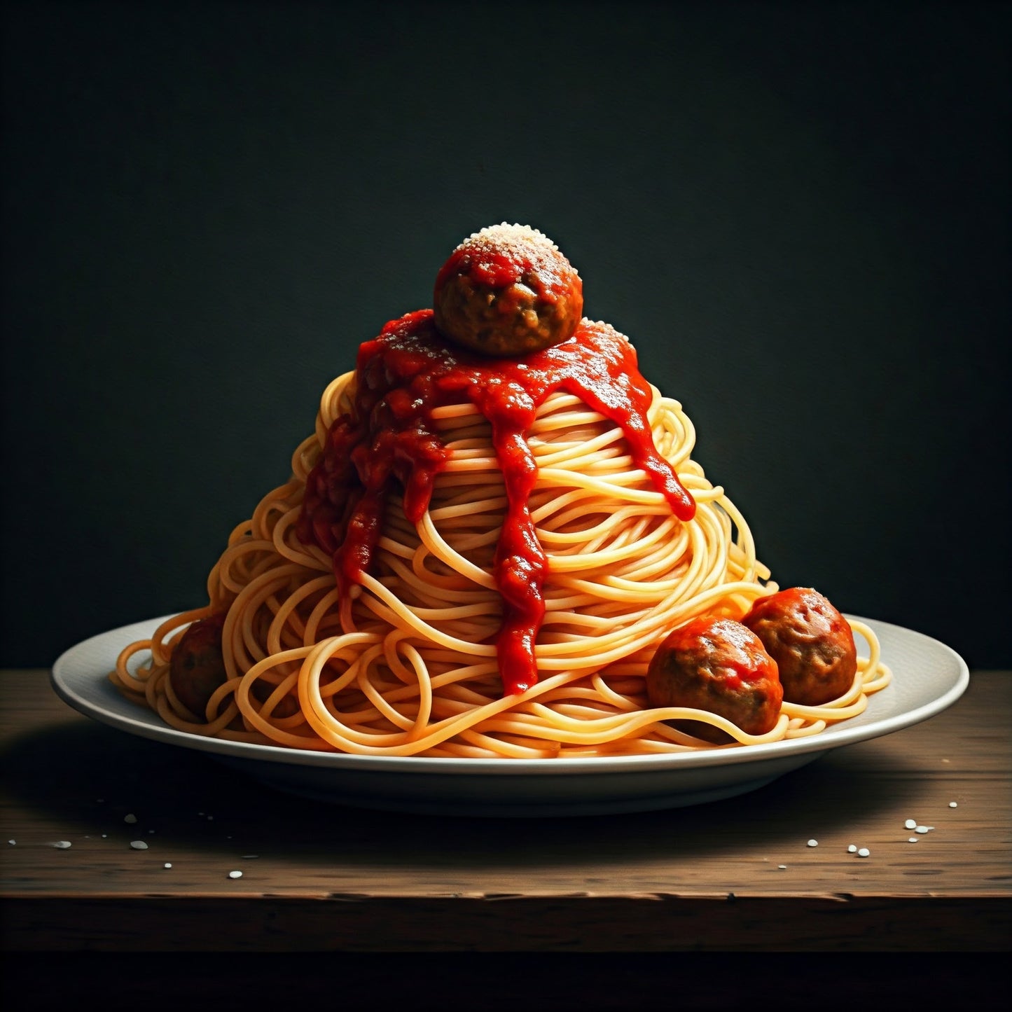 Spaghetti and meatballs collection of 95