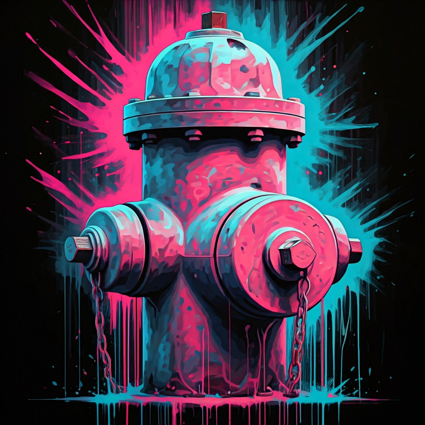 Fire Hydrant Art Collection 7 Image Bundle