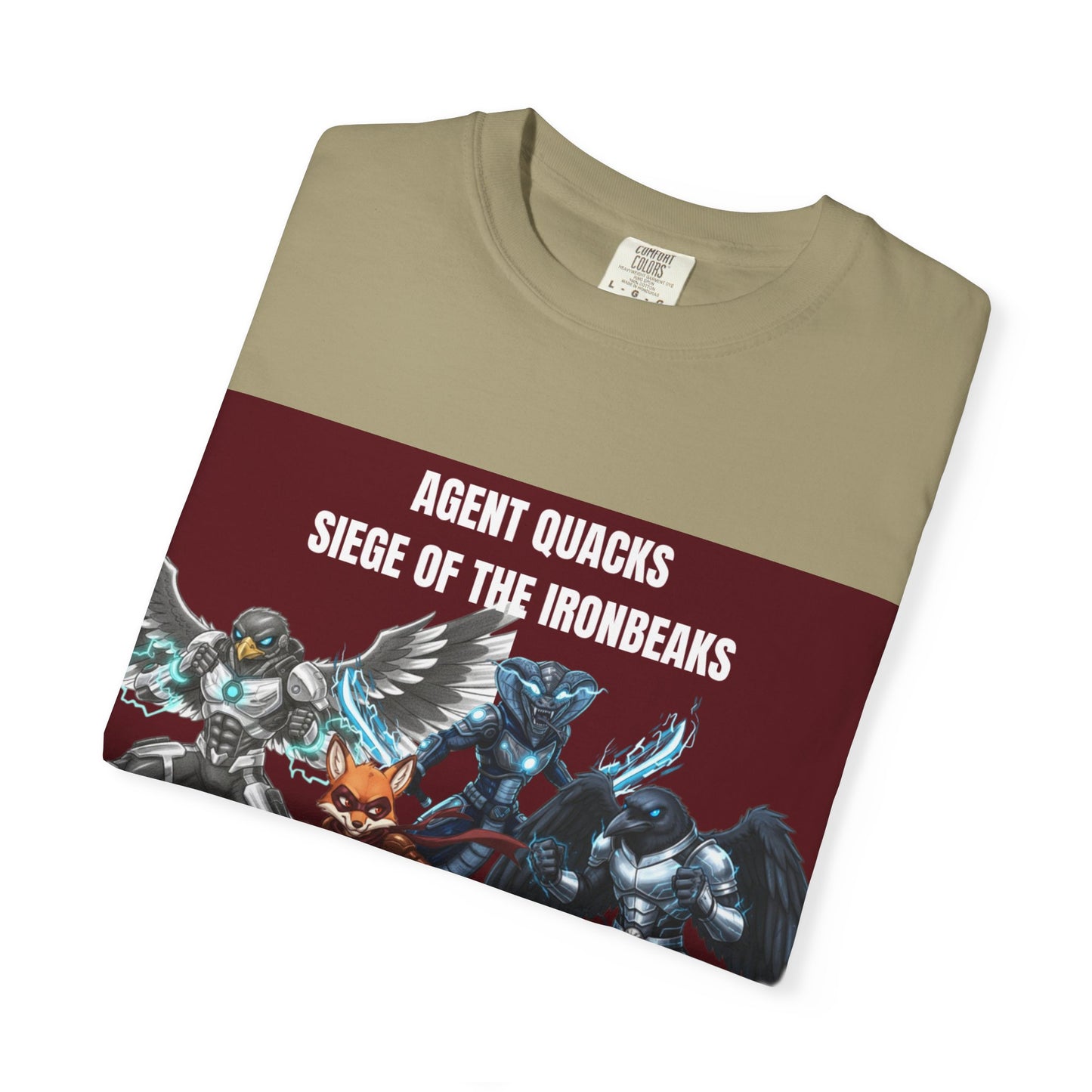 Agent Quacks – Siege of the Iron Beaks | Unisex Garment-Dyed T-Shirt