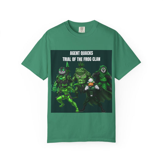 Agent Quacks – The Trial of the Frog Clan | Unisex Garment-Dyed T-Shirt