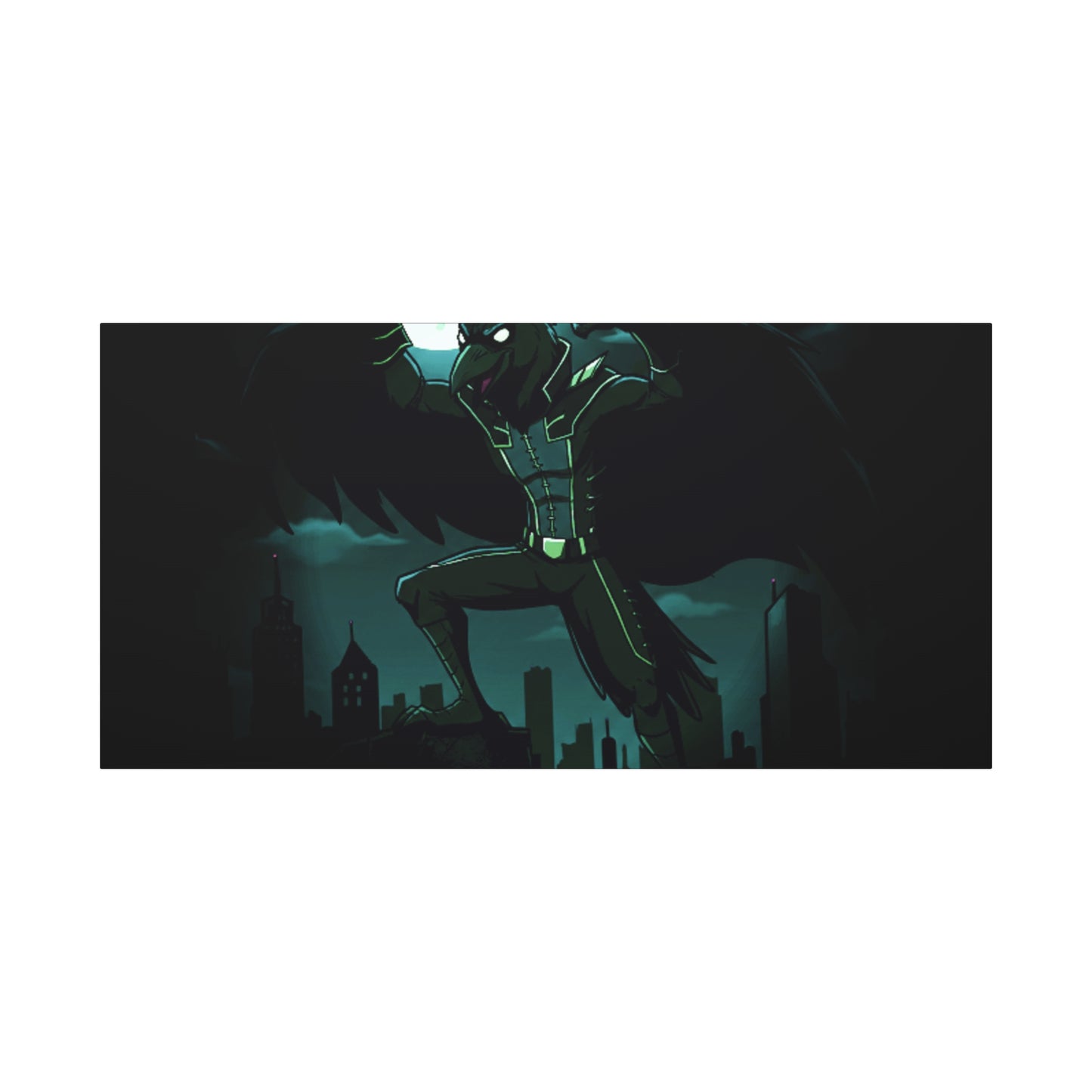 Agent Quacks Series Matte Canvas, Stretched, 1.25" - Nightclaw Design