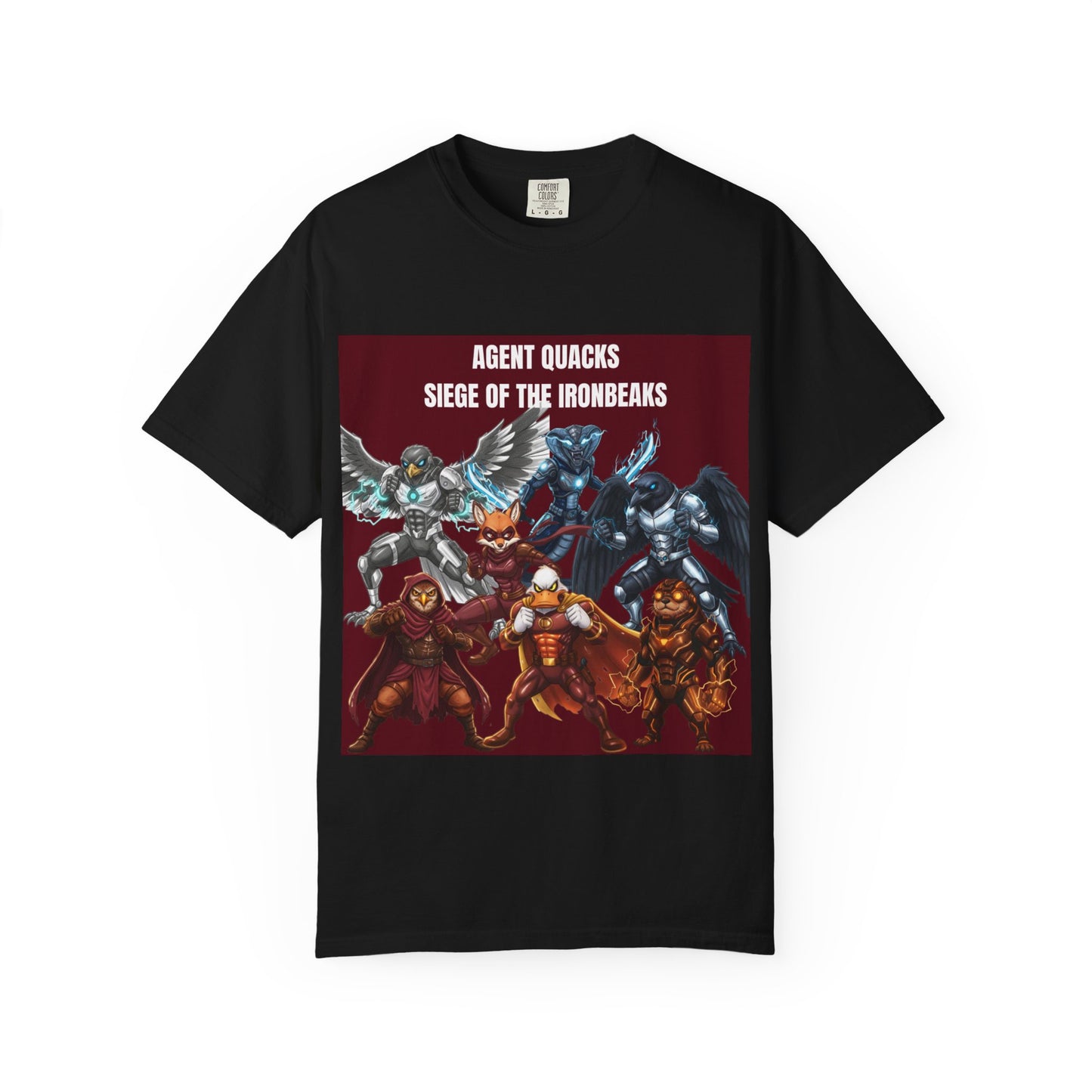 Agent Quacks – Siege of the Iron Beaks | Unisex Garment-Dyed T-Shirt