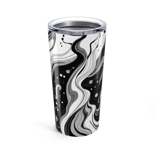 Artistic Black & White Tumbler | 20oz Stainless Steel Travel Mug | Modern Drinkware for Home & Office | Unique Gift for Coffee Lovers, [...]