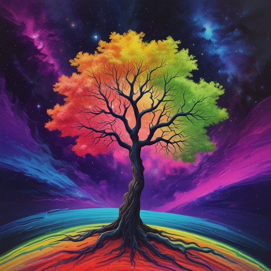 Rainbow Tree in space