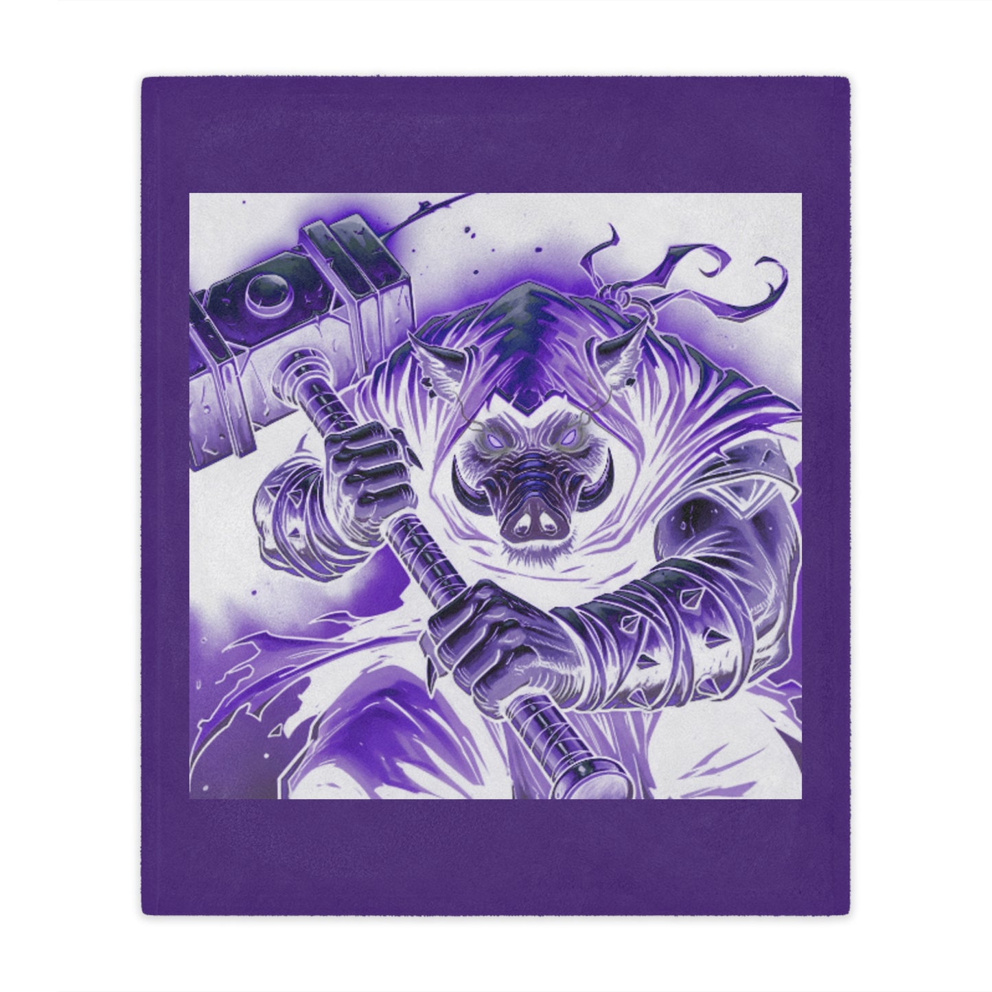 Agent Quacks Series Minky Blanket - Bloodtusk Design