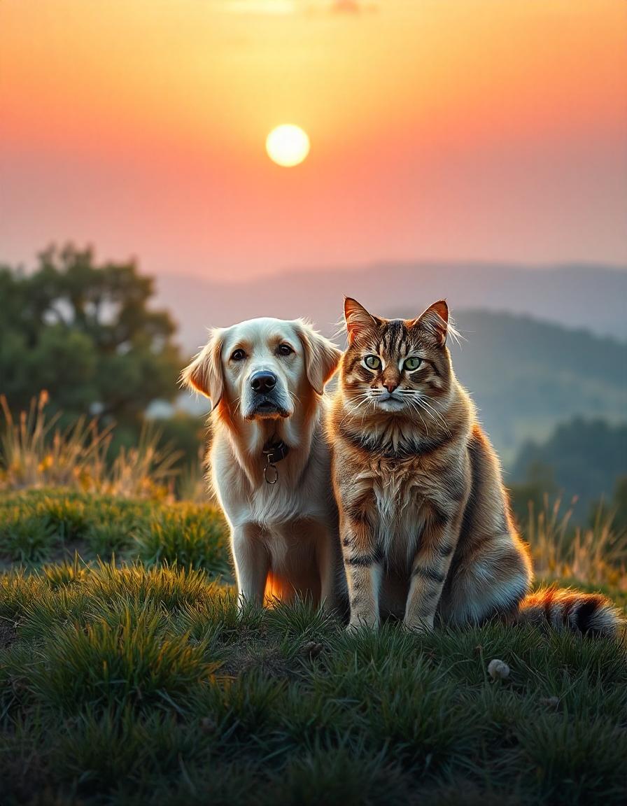 Cat & Dog Art Collection 67 Image Bundle