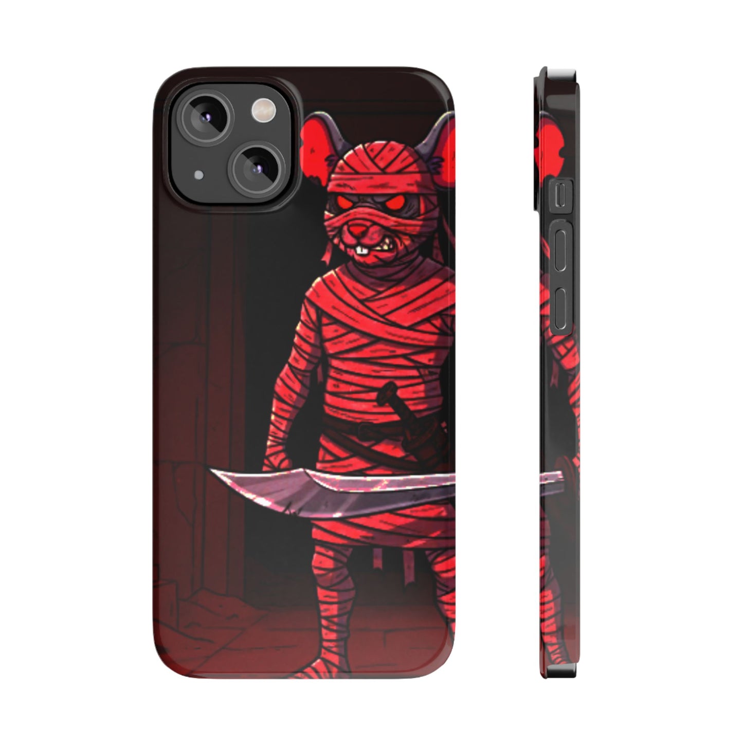 Halloween Agent Quacks Series Slim Phone Cases - Mummy Dr Murn Design