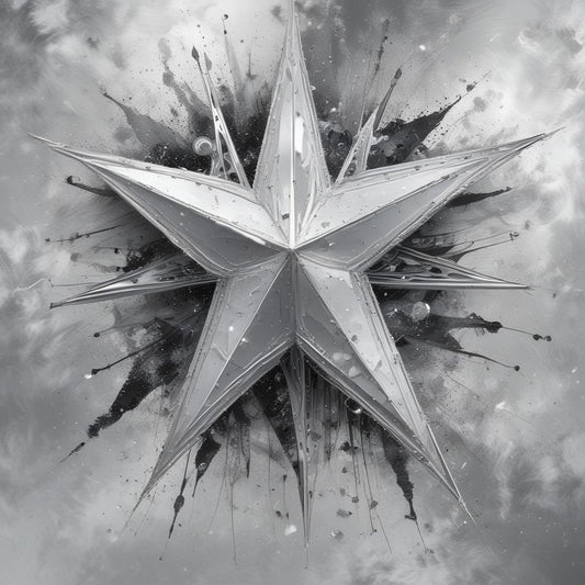 Black and white Star