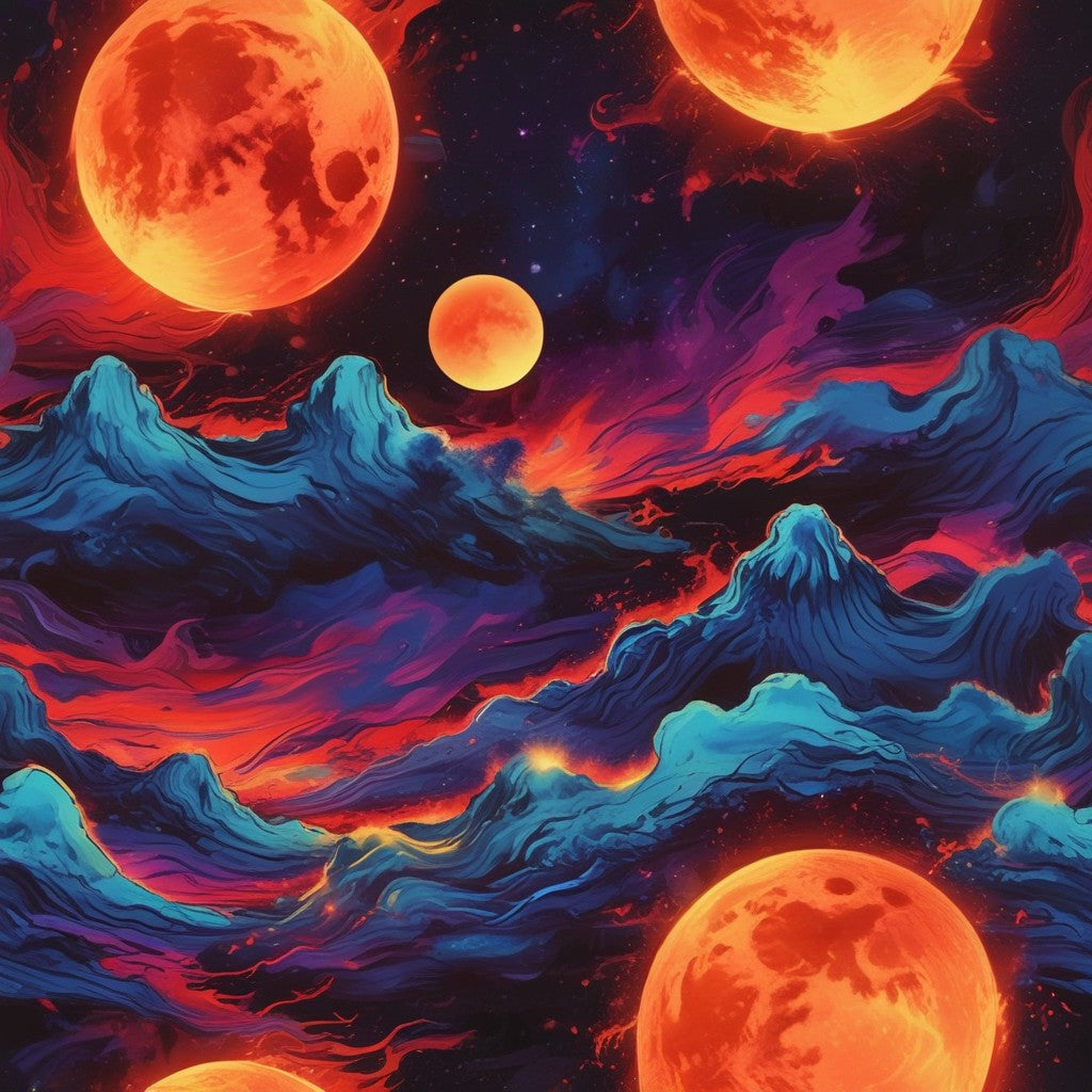 Fire Moon pack of 11