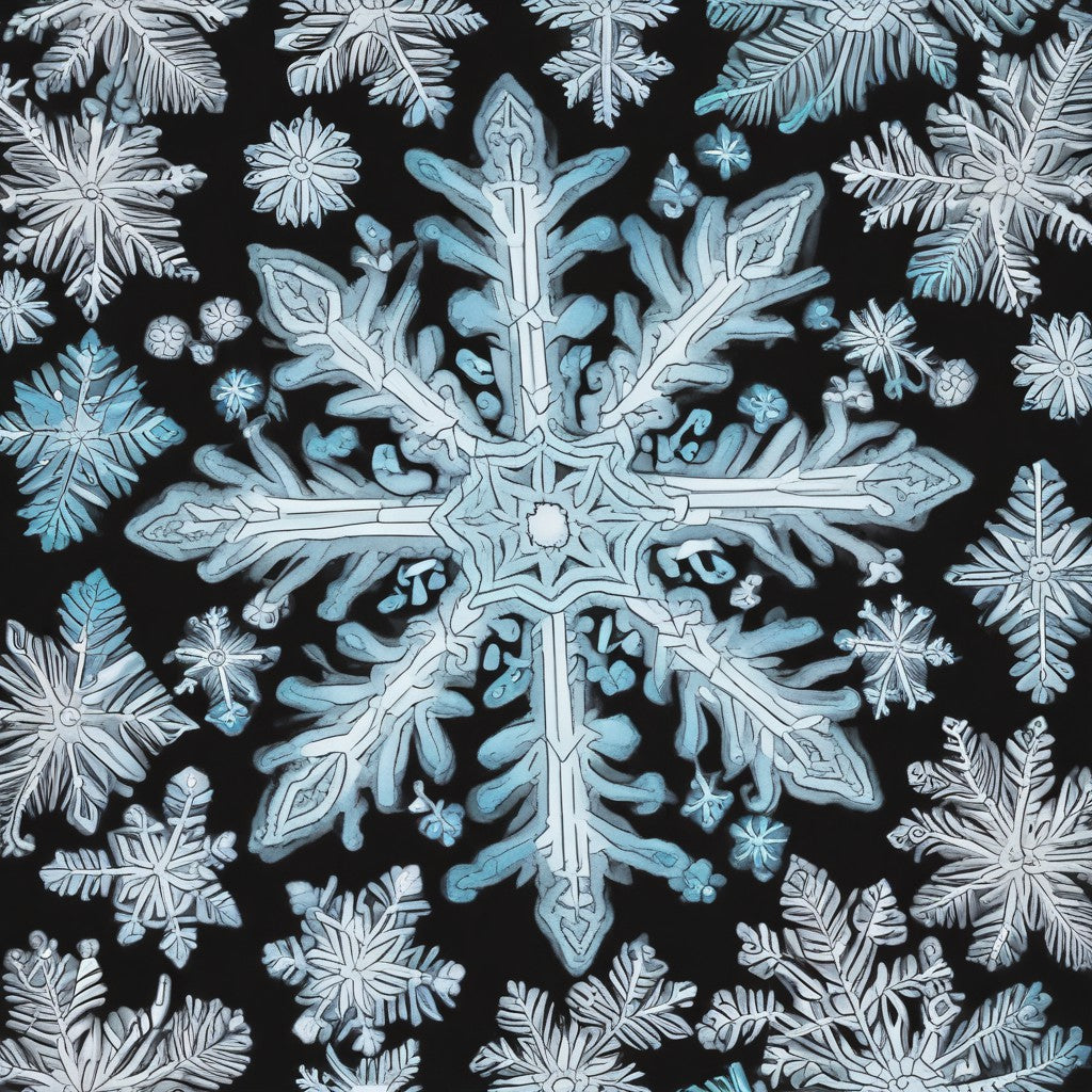 Super Snowflake collection of 97