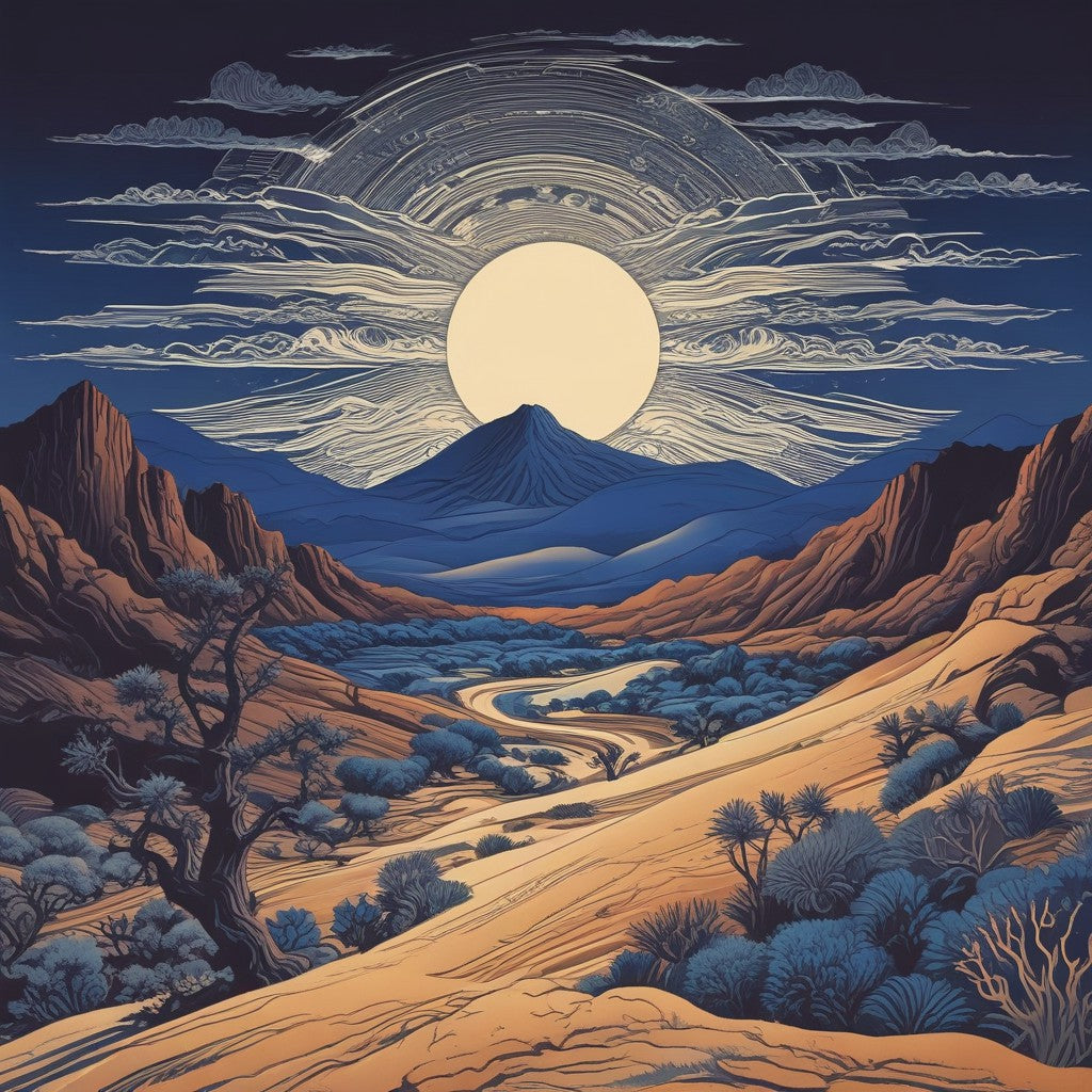 Desert sunrise collection of 101