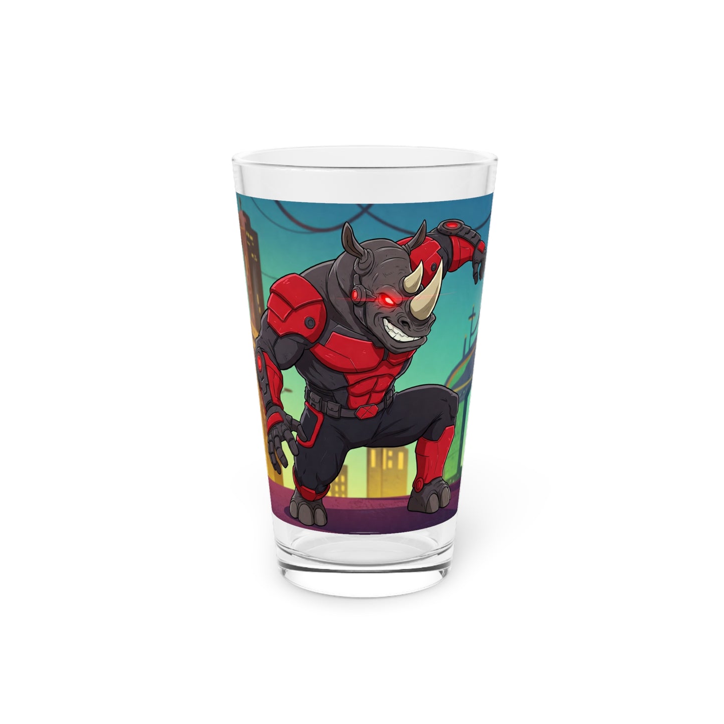 Agent Quacks Series Pint Glass, 16oz - Riot Design