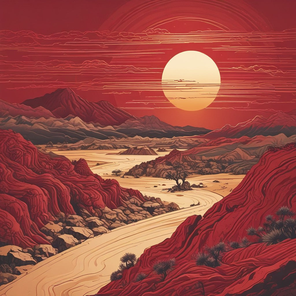 Desert sunrise pack of 14