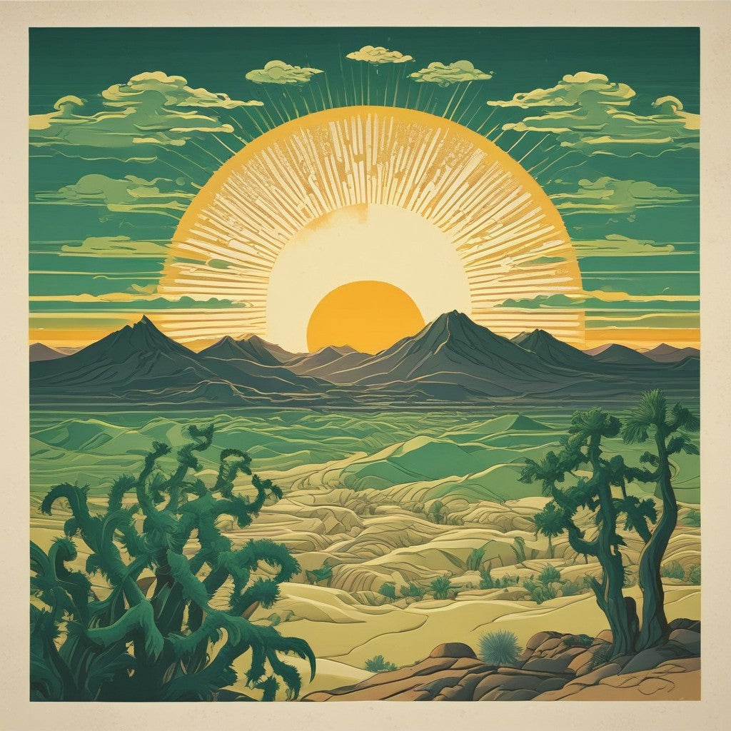 Desert sunrise pack of 14