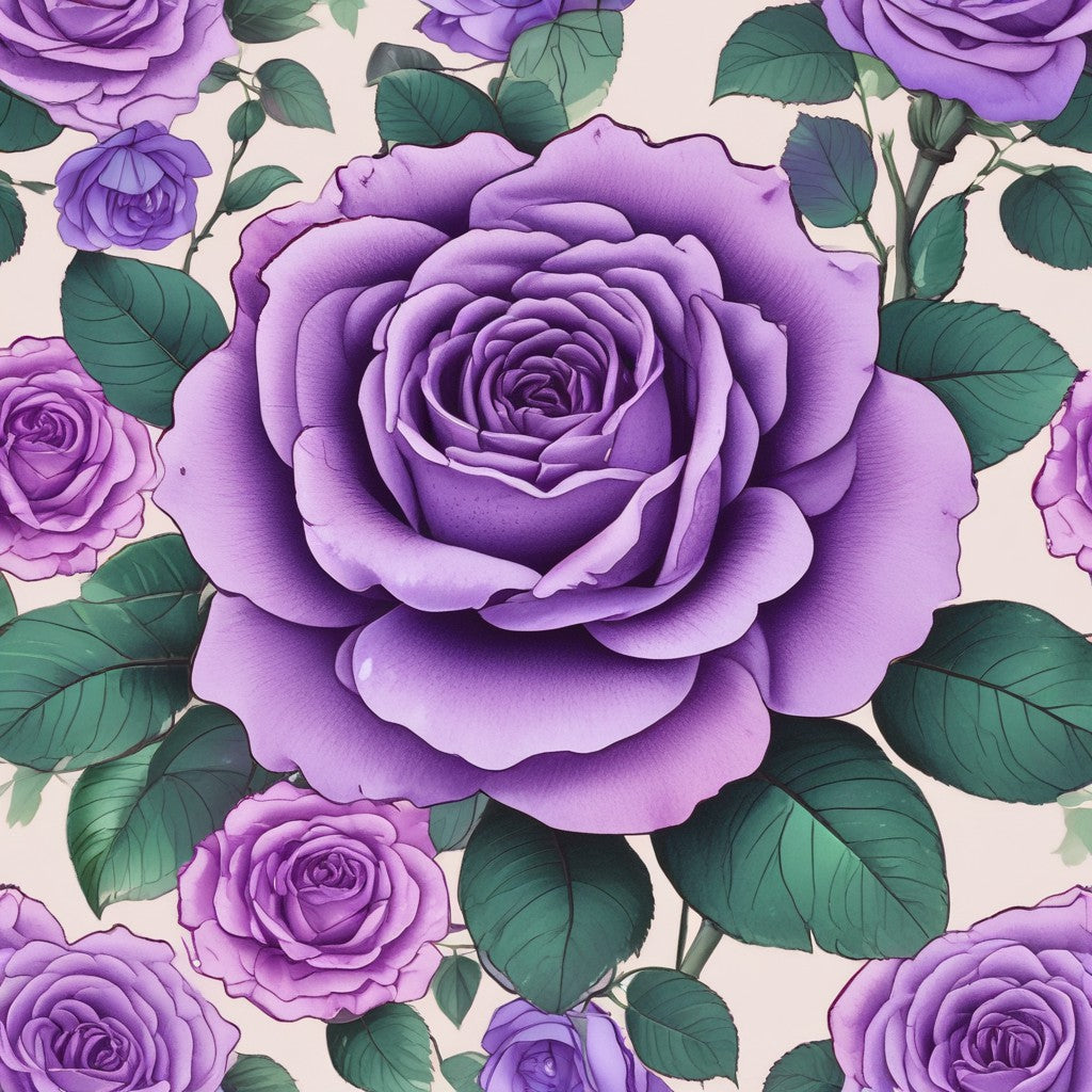 Purple rose