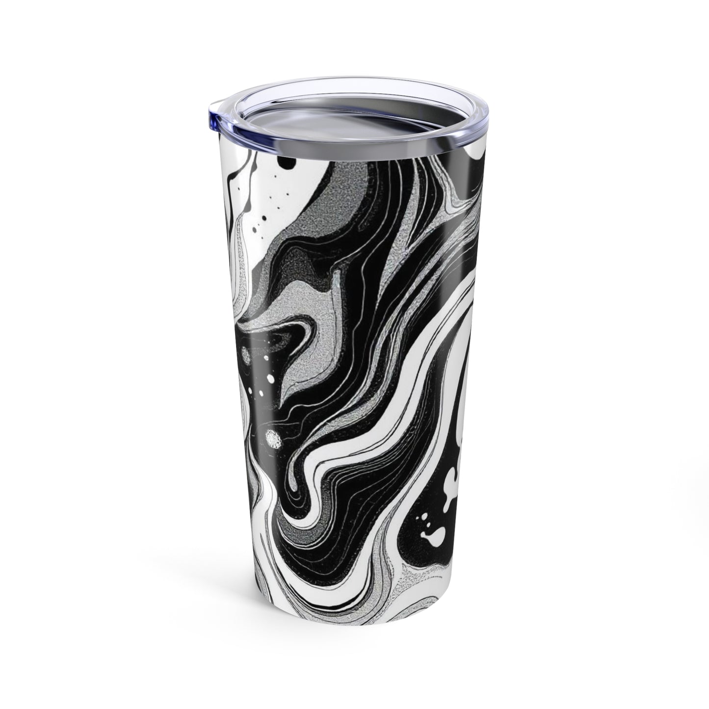 Artistic Black & White Tumbler | 20oz Stainless Steel Travel Mug | Modern Drinkware for Home & Office | Unique Gift for Coffee Lovers, [...]