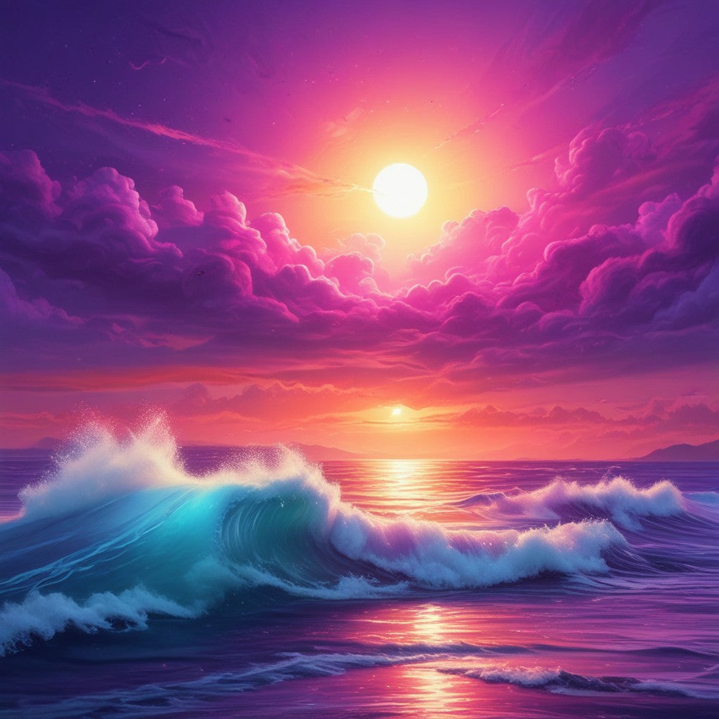 Sunrise over the ocean bundle pack of 14