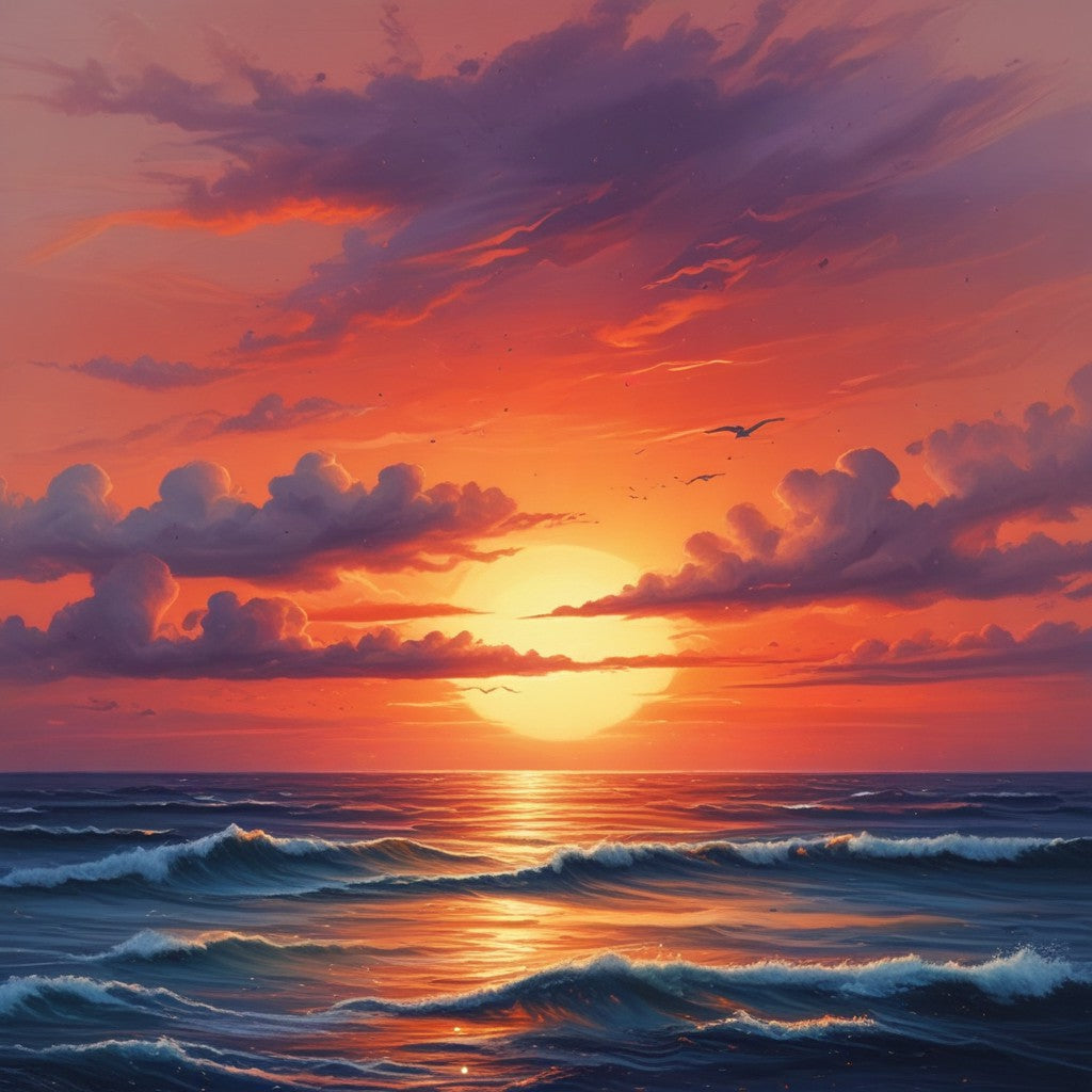 Sunrise over the ocean bundle pack of 14