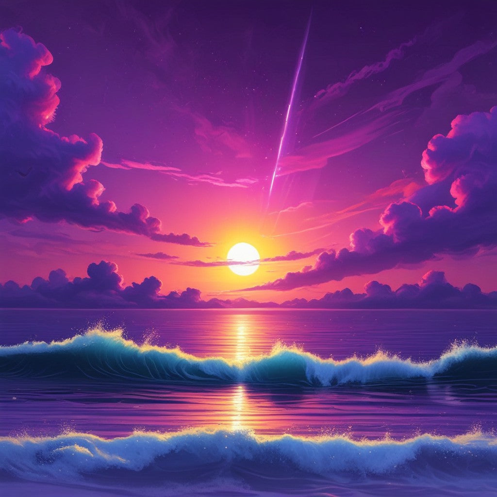 Sunrise over the ocean pack of 20