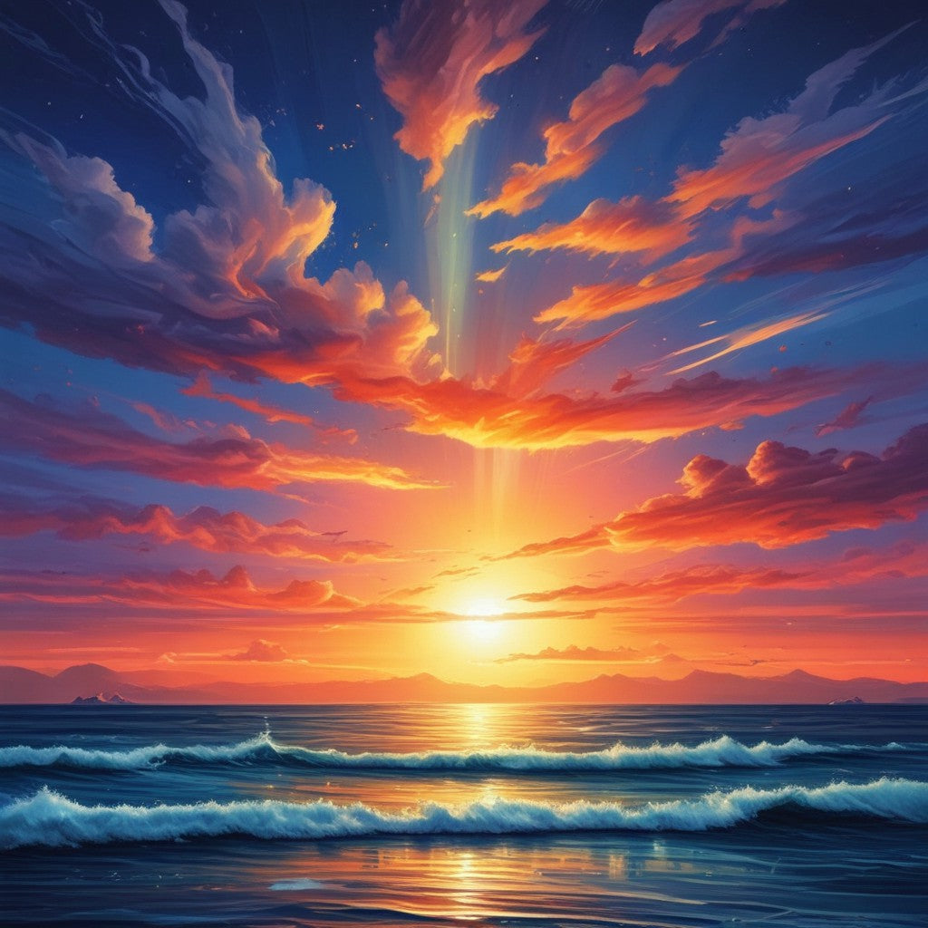 Sunrise over the ocean pack of 20