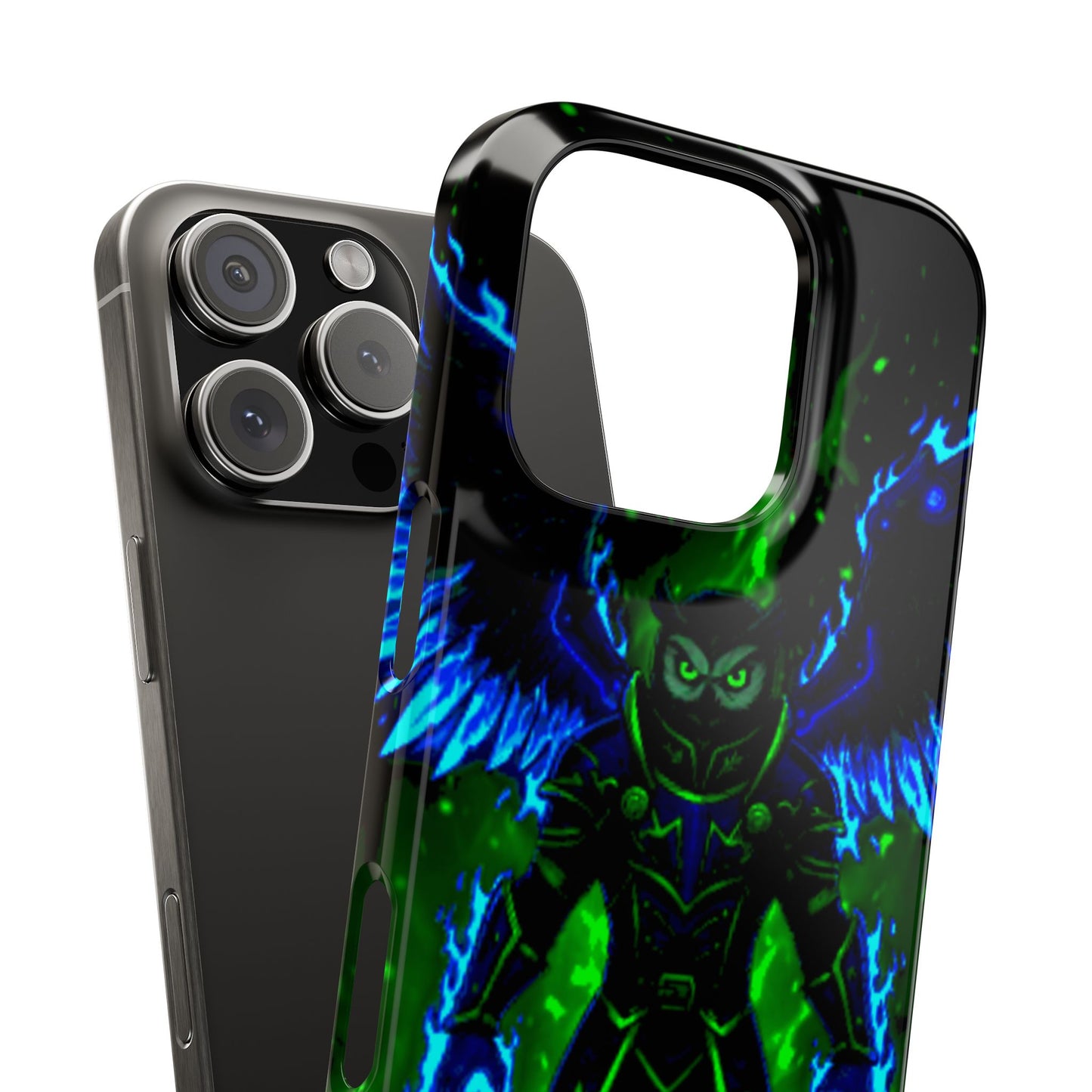 Halloween Agent Quacks Series Slim Phone Cases - Fiery General Onyx Design