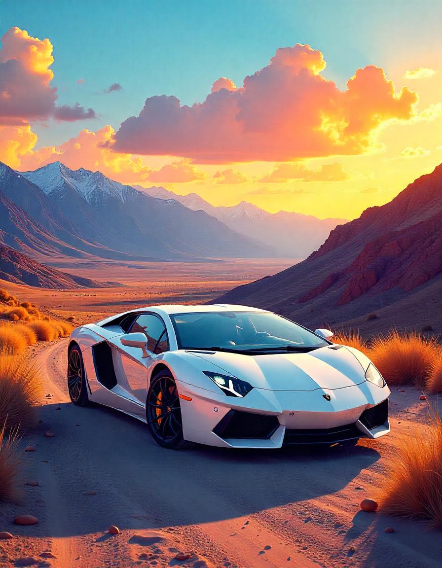 Sport Car Artwork Collection 36 Image Bundle