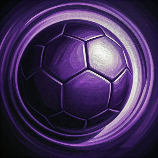 Purple Soccer ball