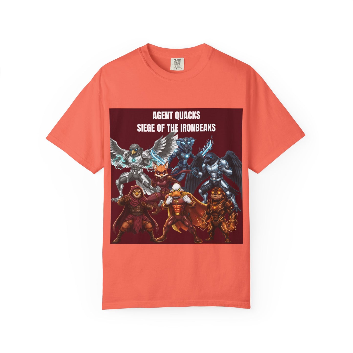 Agent Quacks – Siege of the Iron Beaks | Unisex Garment-Dyed T-Shirt