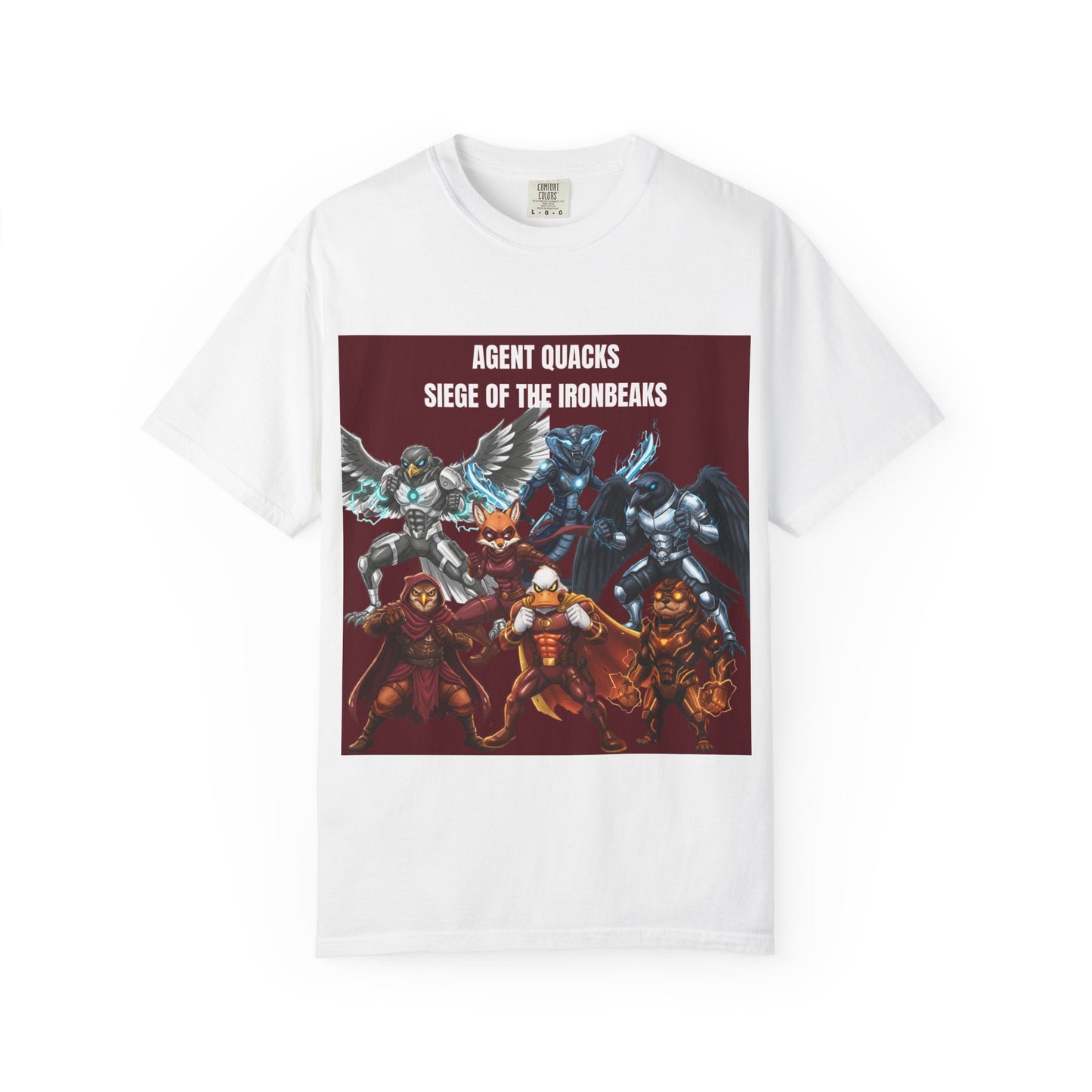 Agent Quacks – Siege of the Iron Beaks | Unisex Garment-Dyed T-Shirt