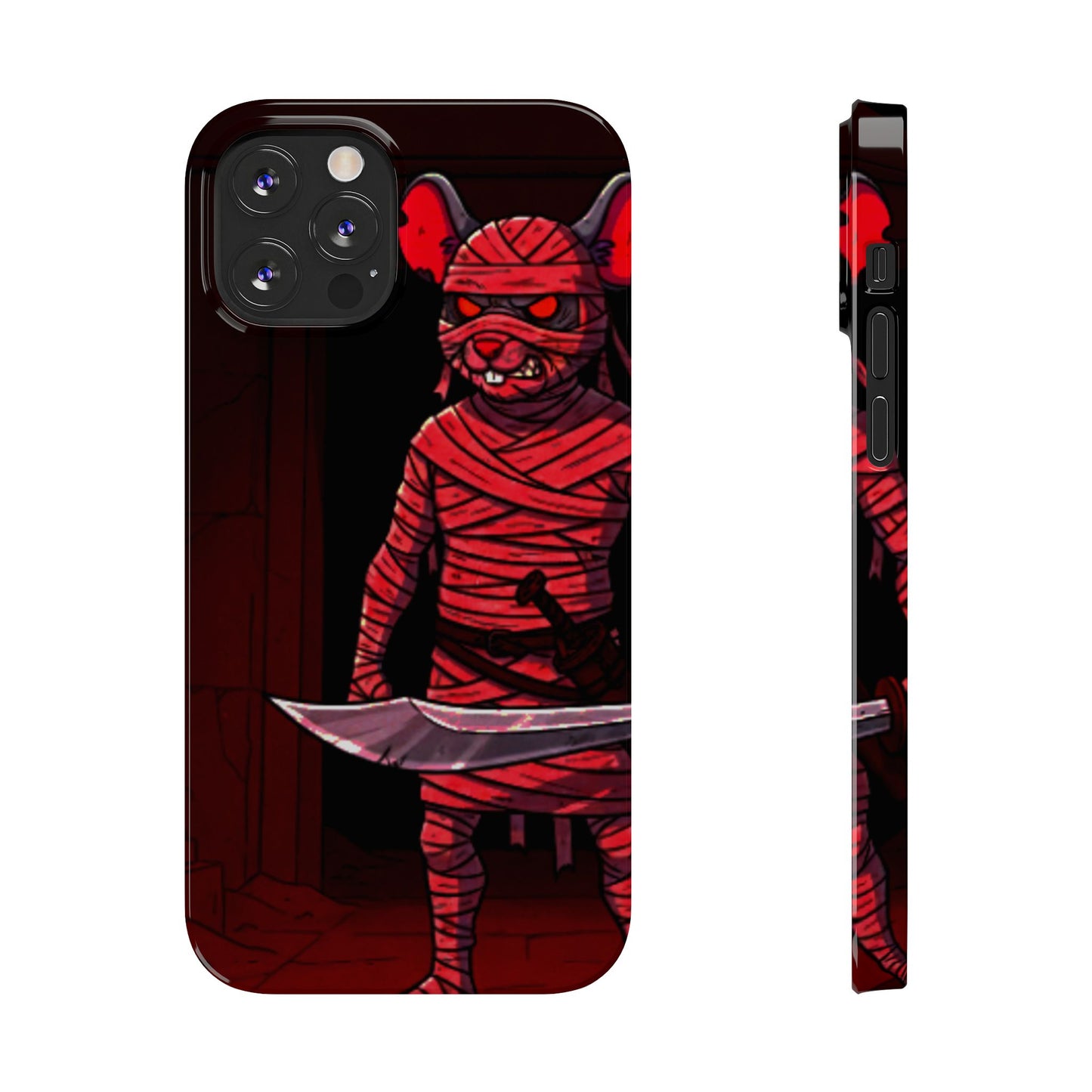 Halloween Agent Quacks Series Slim Phone Cases - Mummy Dr Murn Design